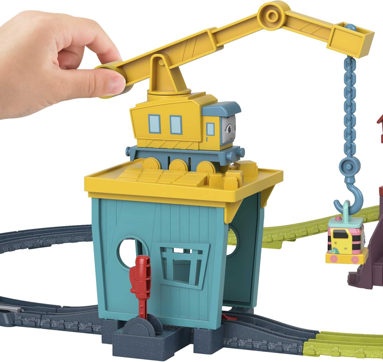 Fisher-Price Thomas and Friends Fix 'Em Up Friends - Battery-Powered Train Playset for Toddlers 6