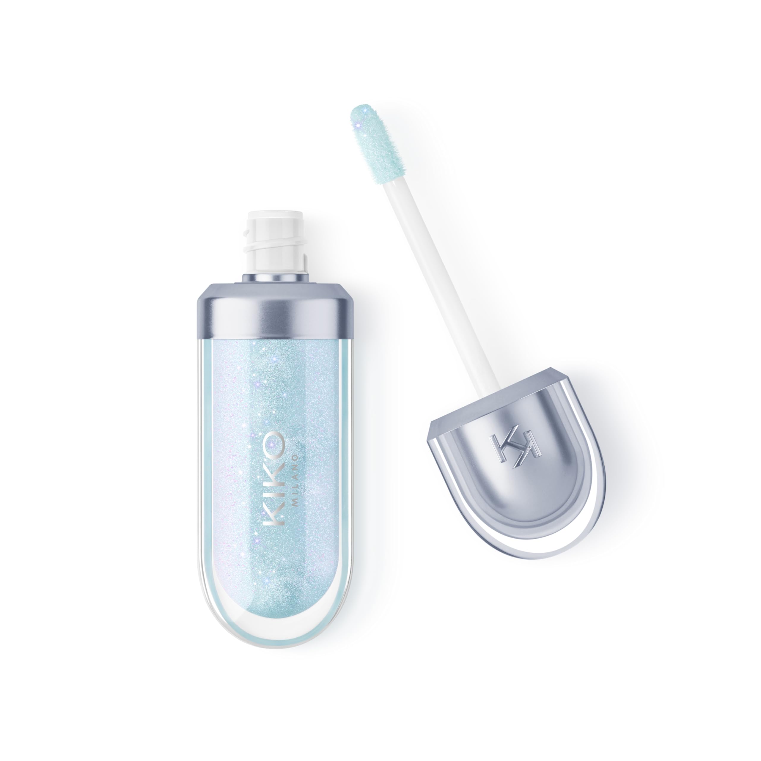 KIKO Milano 3D Hydra Lipgloss 51 Frozen Light Blue - 8 Hour Hydration, 3D Effect, Hot-Cold Sensation, 6.5ml 1