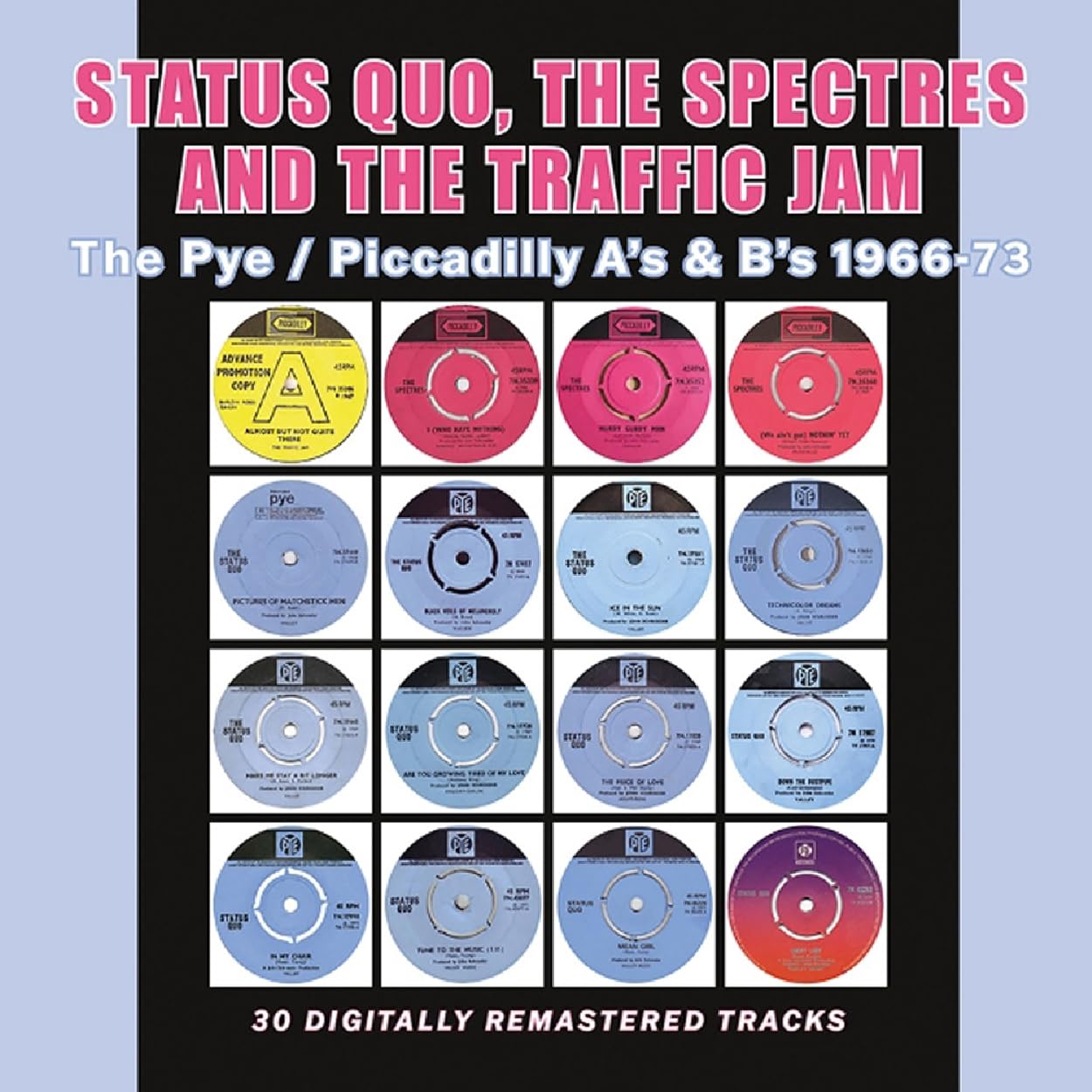Status Quo, The Spectres and The Traffic Jam - The Pye / Piccadilly A's & B's 1966-73 [CD]