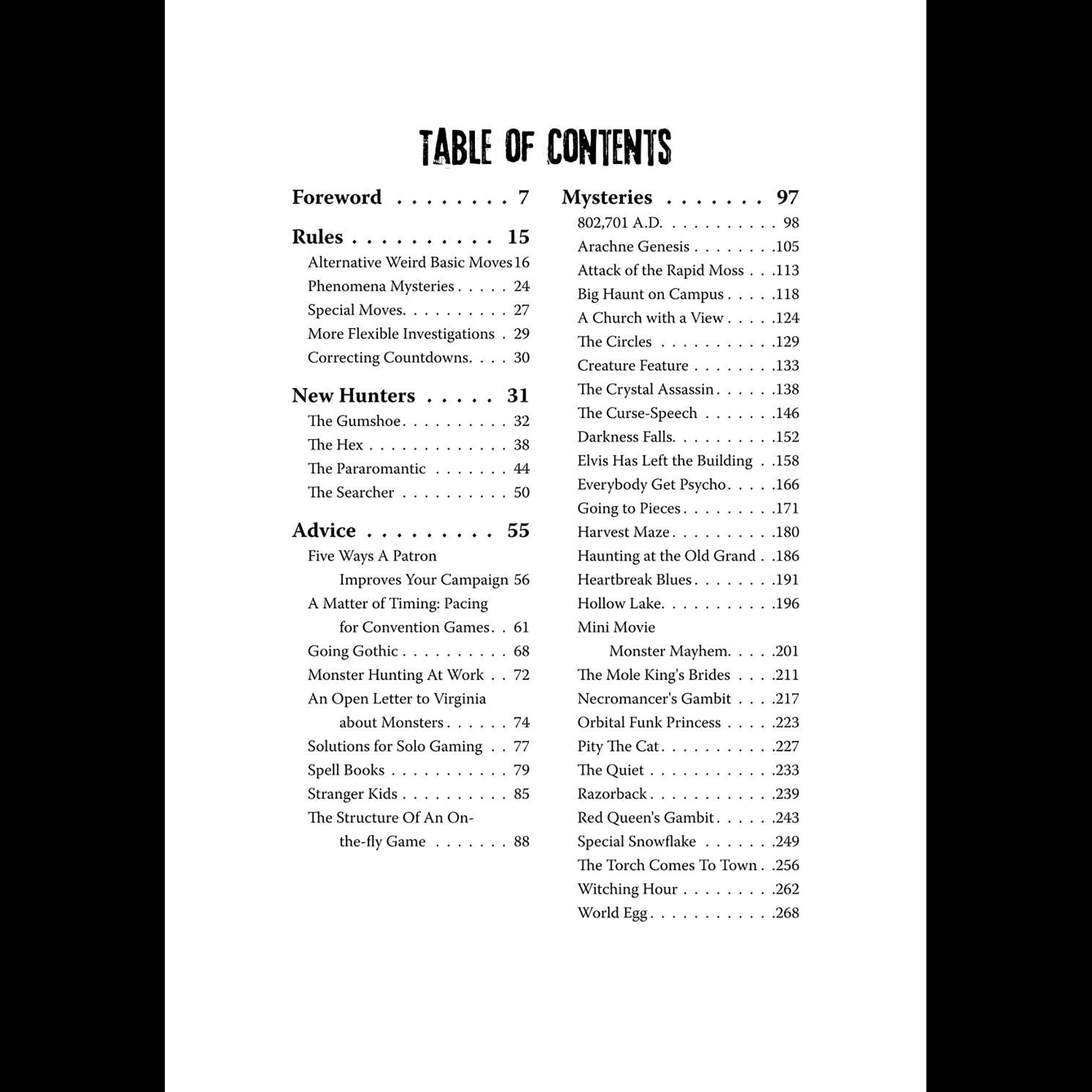 Evil Hat Productions Monster of The Week: Tome of Mysteries RPG Supplement 3