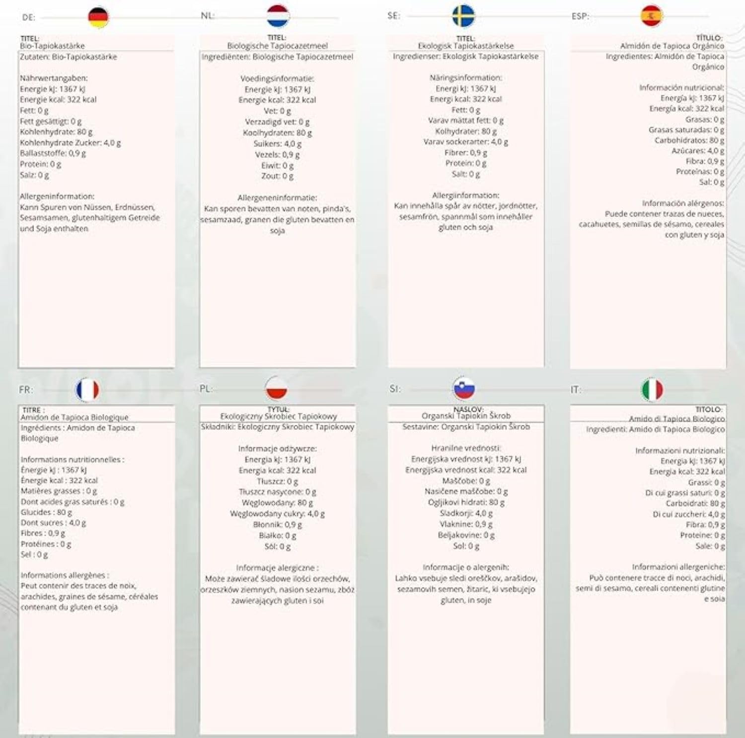 Wholefood Earth Organic Tapioca Starch – 1 kg | GMO Free | Certified Organic 5