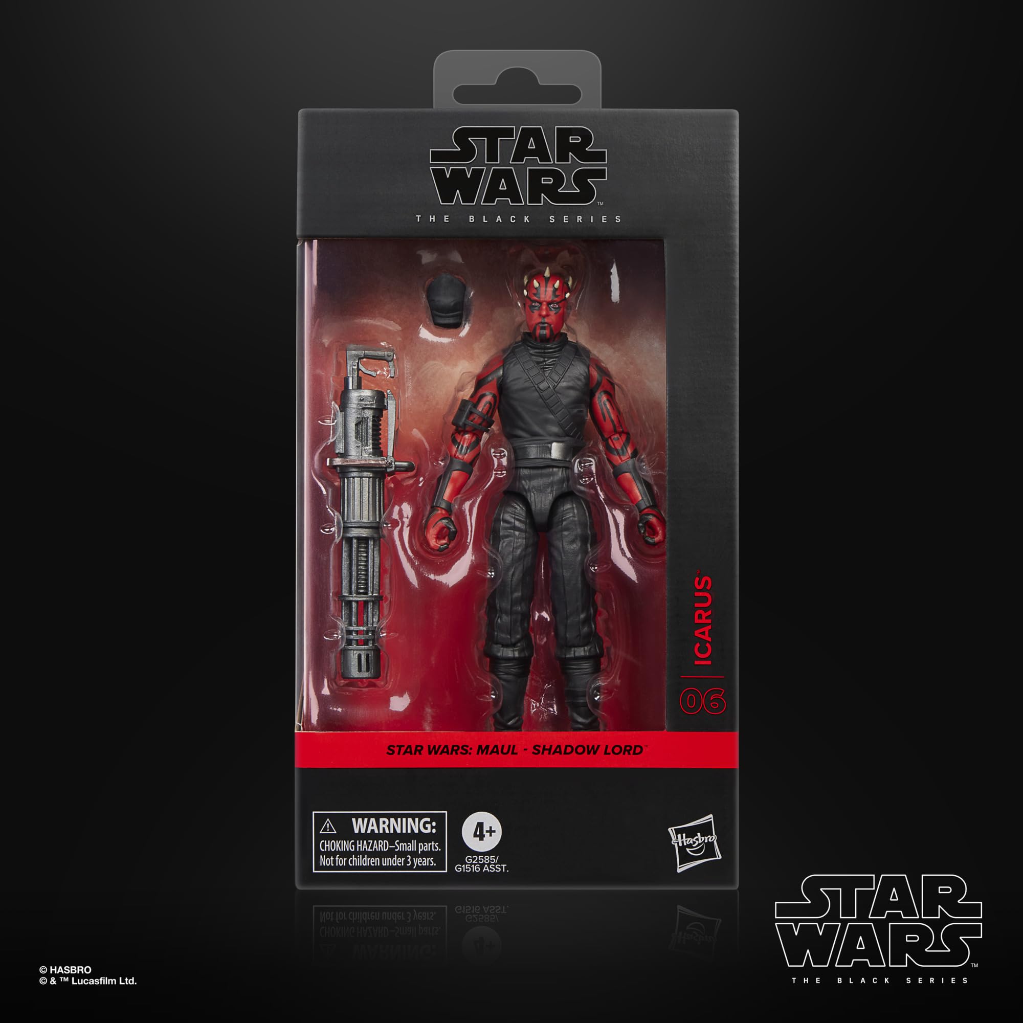 Star Wars The Black Series Icarus, Maul – Shadow Lord 15 cm Action Figure | Ages 4+ | Plastic