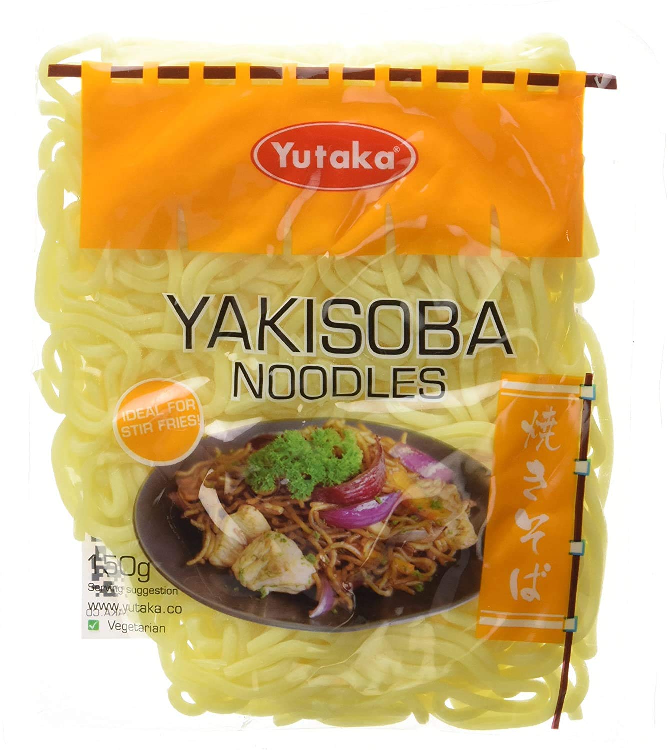 Yutaka Soft Yakisoba Noodles - Pre-Cooked Japanese Stir-Fry Noodles | 150g