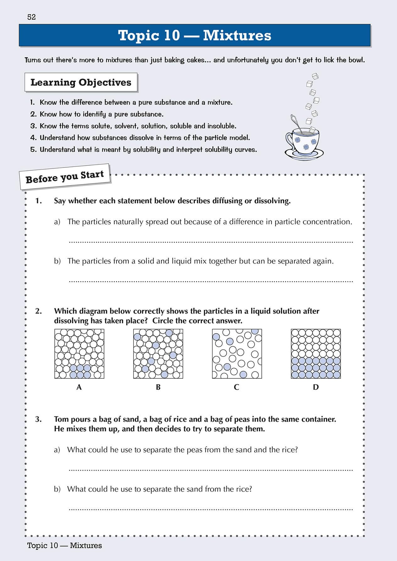 CGP KS3 Science Targeted Workbook - Year 7 Biology, Chemistry & Physics Practice | Paperback