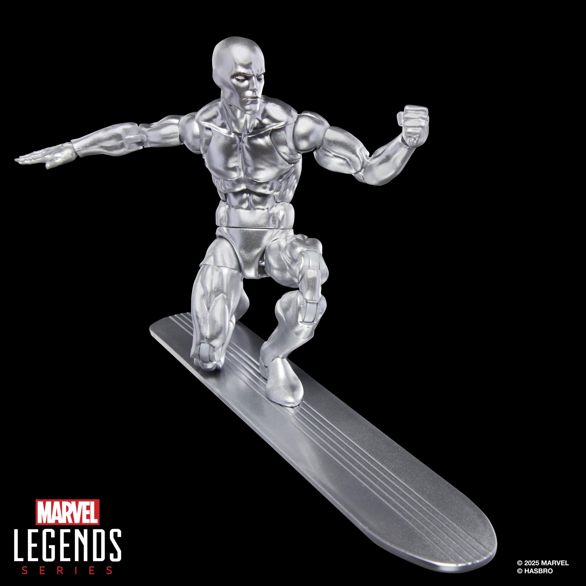 Marvel Legends Series Silver Surfer Action Figure - 6-Inch Collectible with Comic-Inspired Design 16