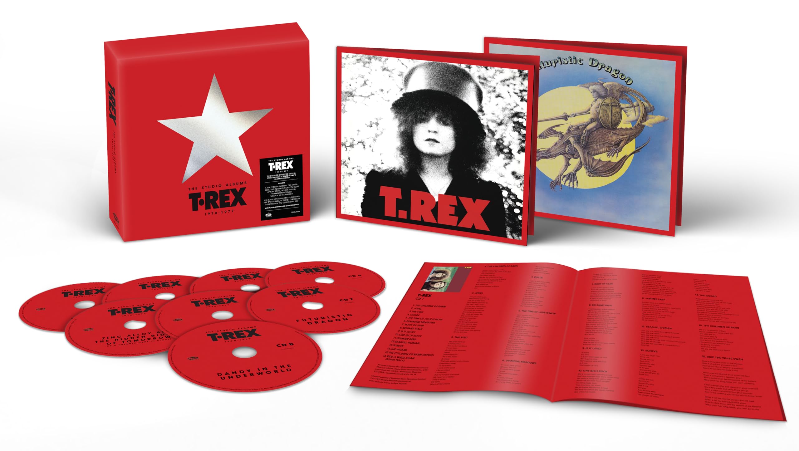 T. Rex - The Studio Albums 1970 - 1977 [8CD Box set] 2