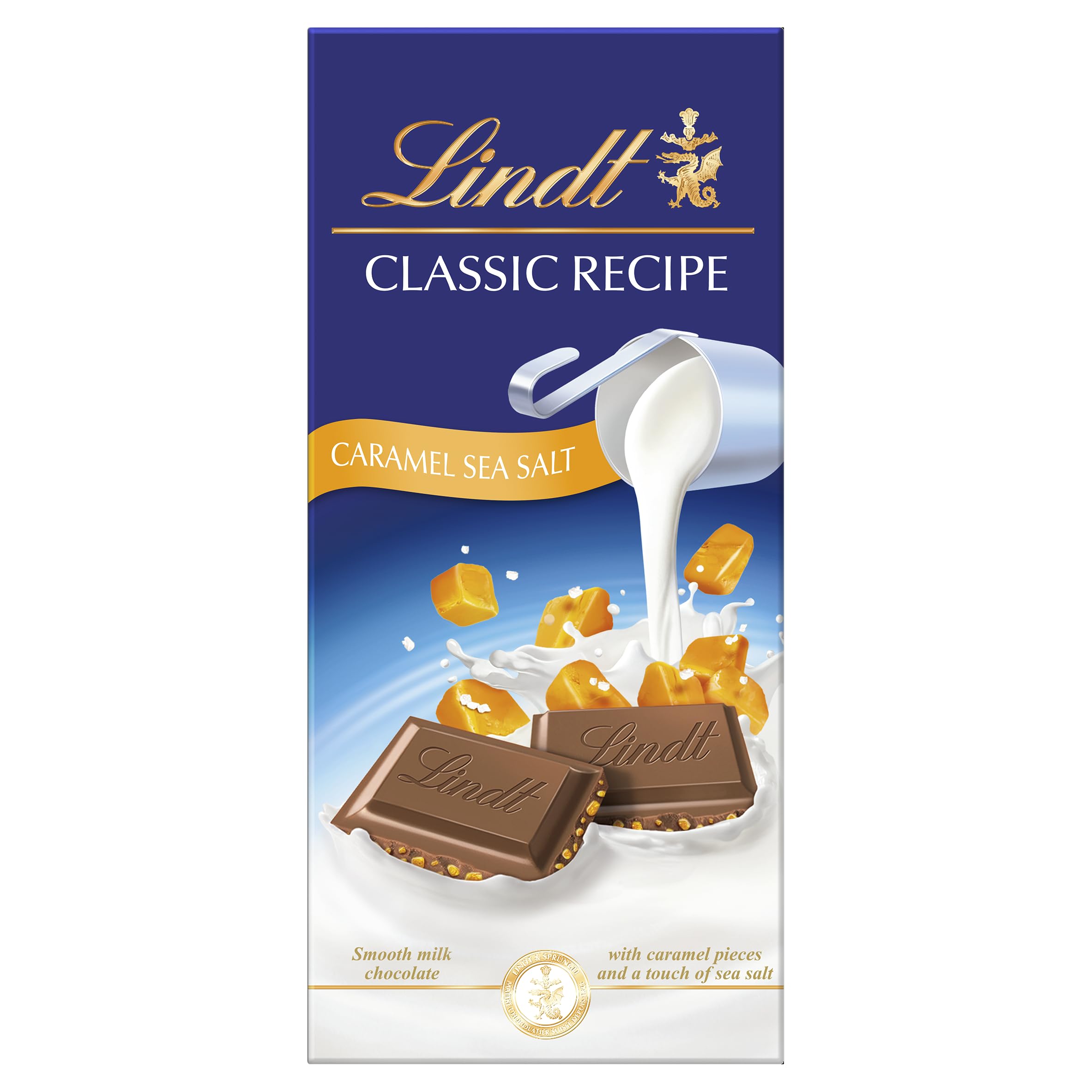 Lindt Classic Recipe Milchschokolade Karamell Meersalz 100g