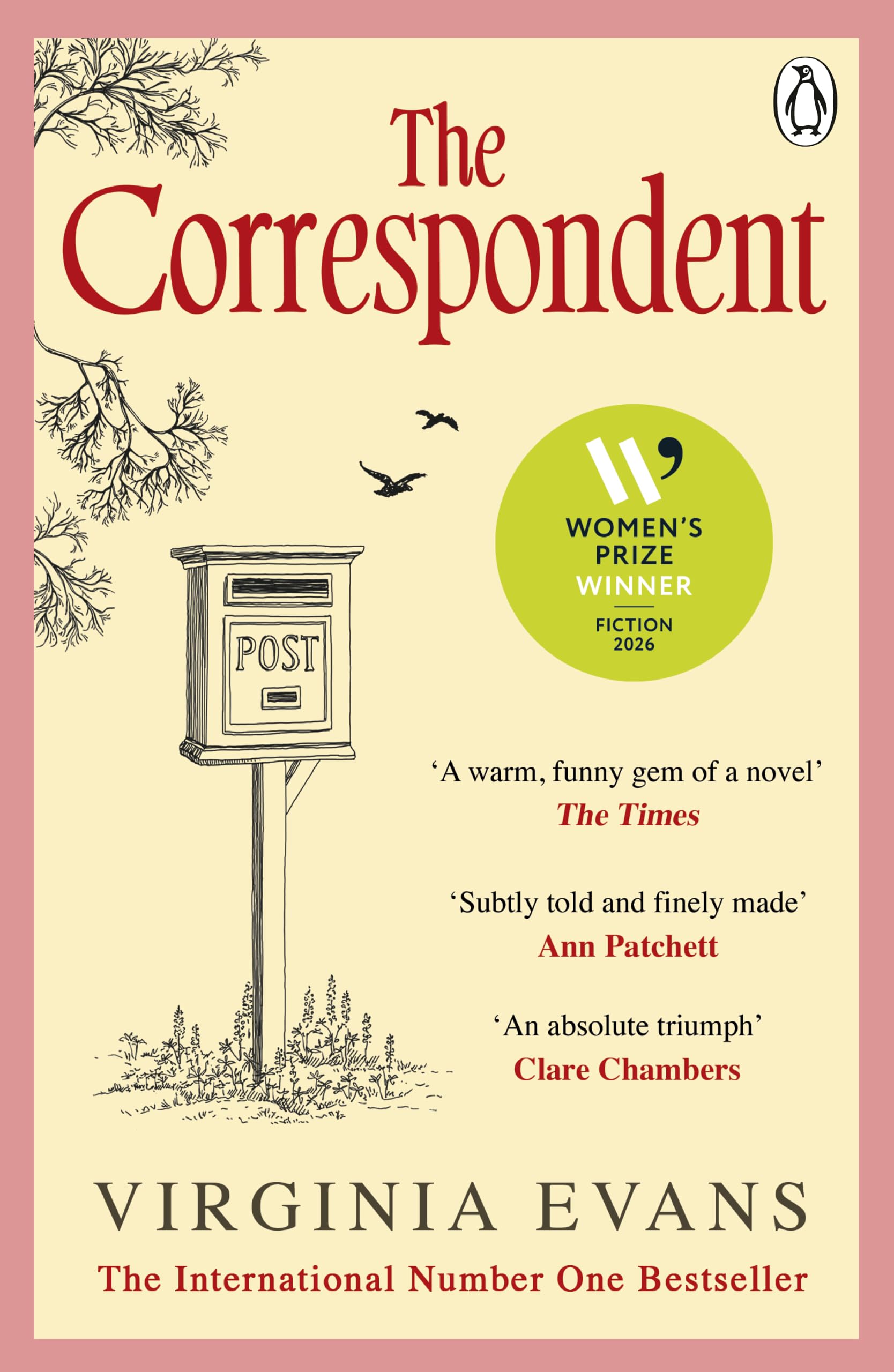 The Correspondent by Virginia Evans | Sunday Times Bestseller | Paperback
