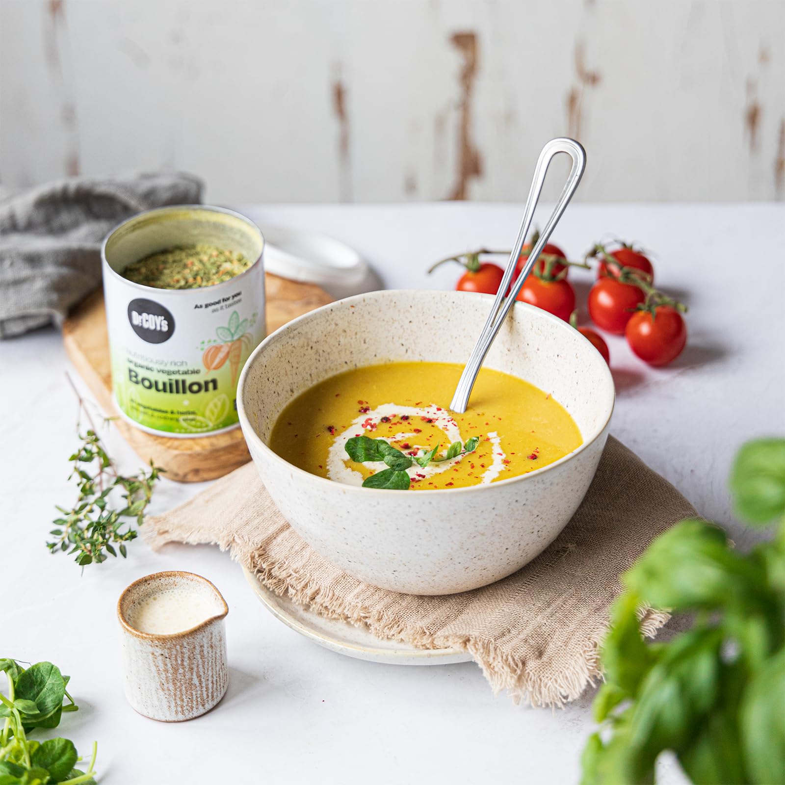 Dr. Coy's Organic Vegetable Bouillon Powder 150g - Vegan, Gluten-Free Broth 3