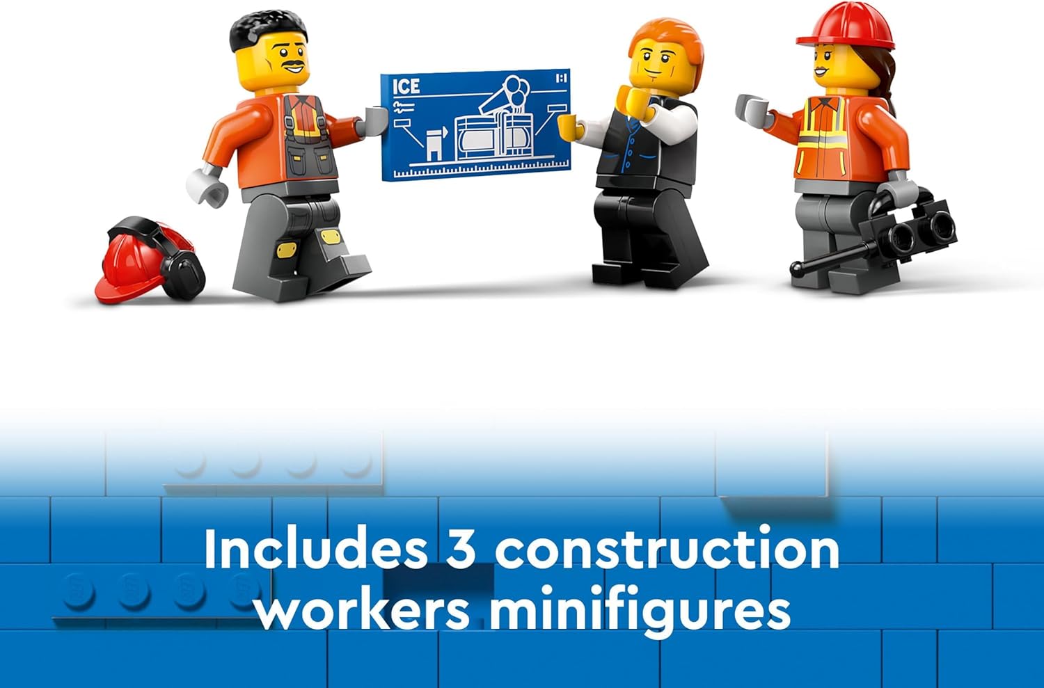 LEGO City Yellow Construction Excavator Toy - 633-Piece Building Set for Ages 8+