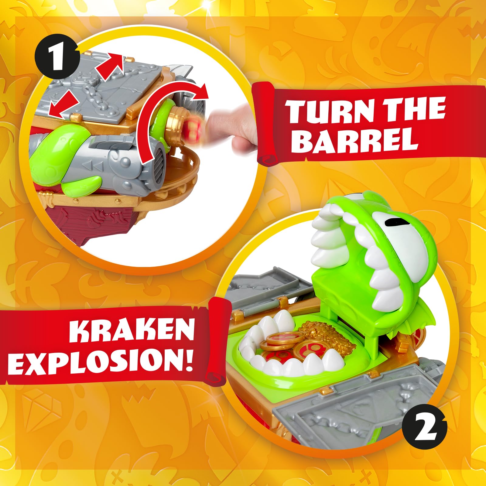 PIRATIX Kraken Ship Pirate Playset - Action-Packed Adventure with Exclusive Figures 8