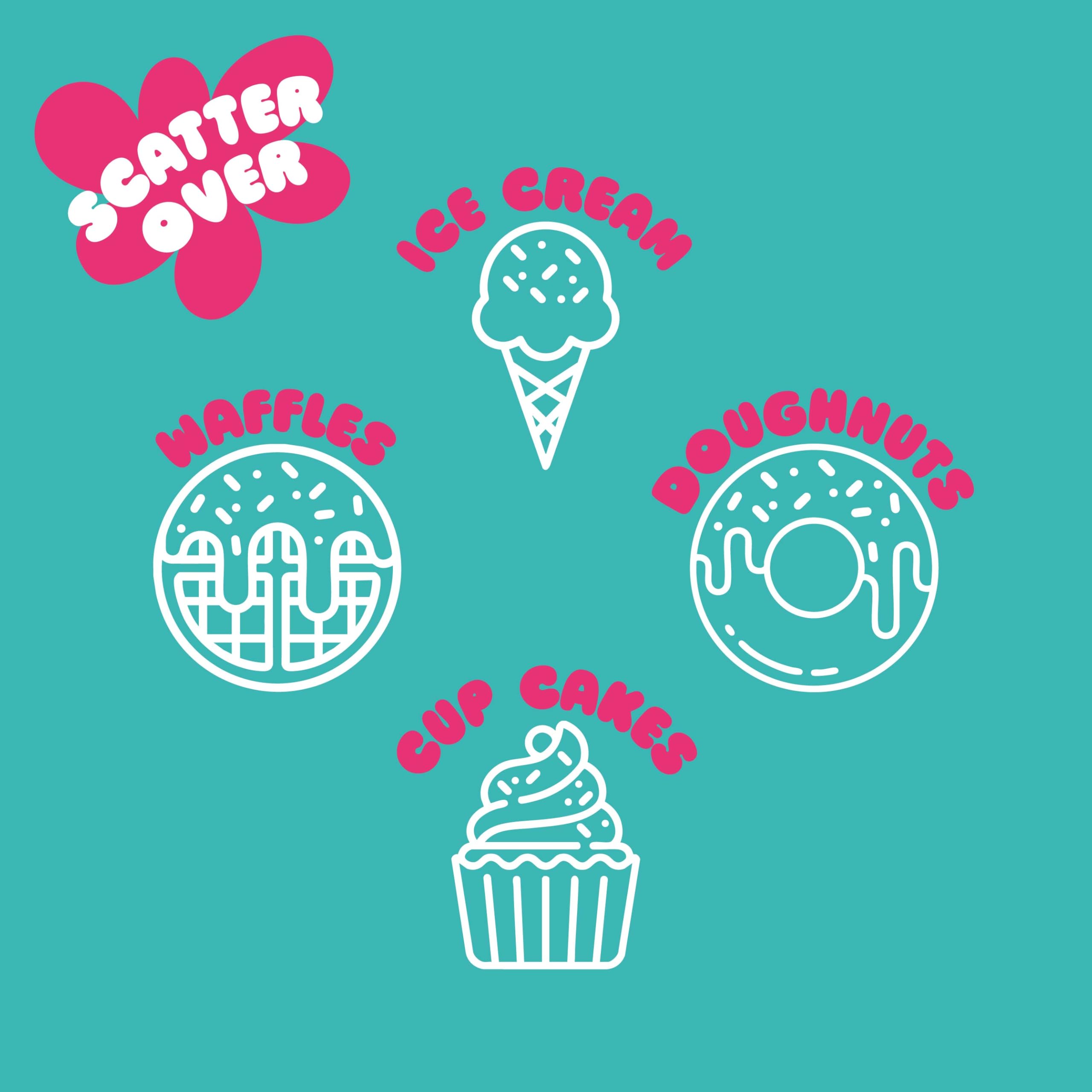 EPIC SNAX CO Sugar Strands Sprinkle Toppers - Classic Rainbow Sprinkles for Baking & Dessert Decorations 3