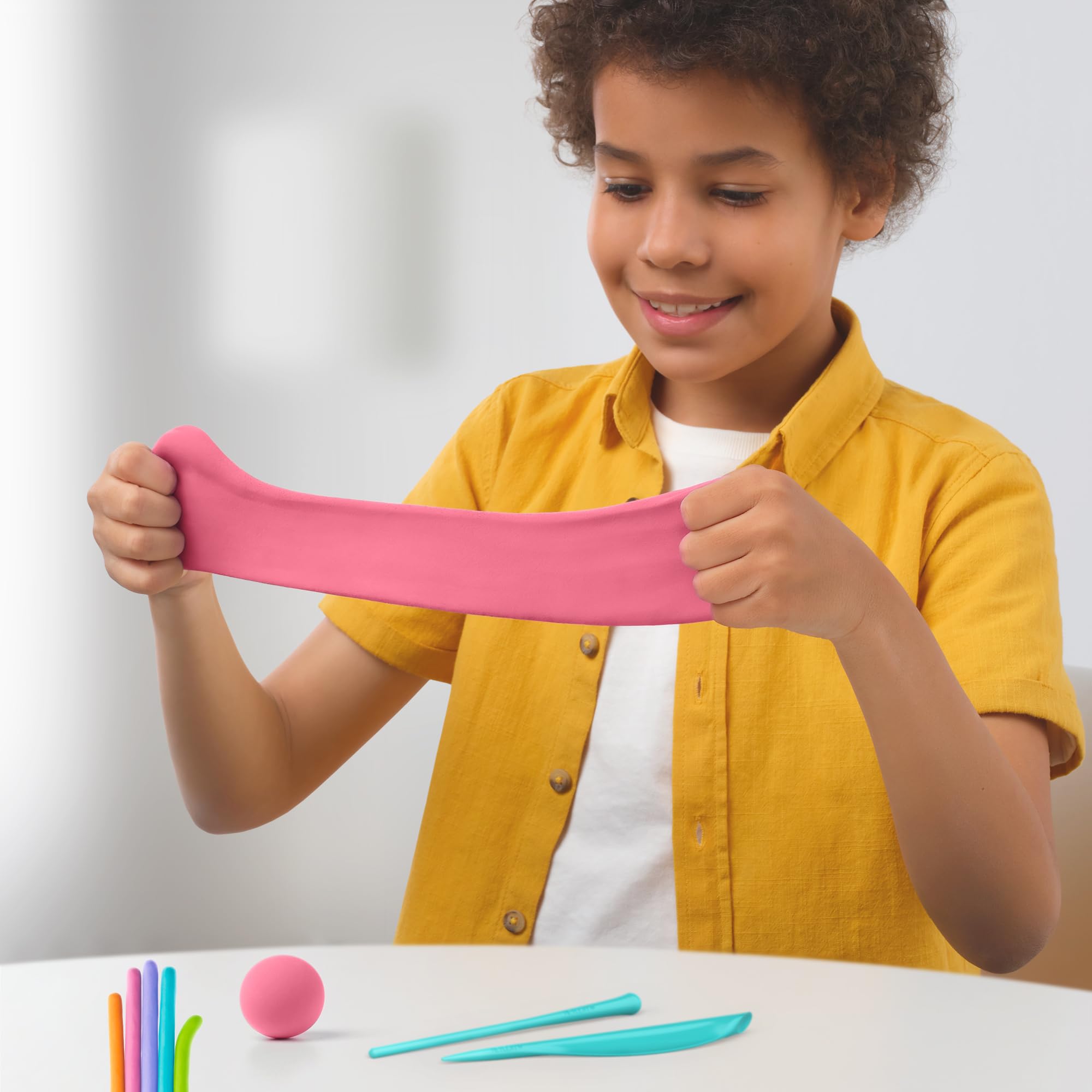 Hey Clay Animals: Piggy, Horse, Rabbit Set - Air Dry Modeling Clay Kit for Kids 3+ 17