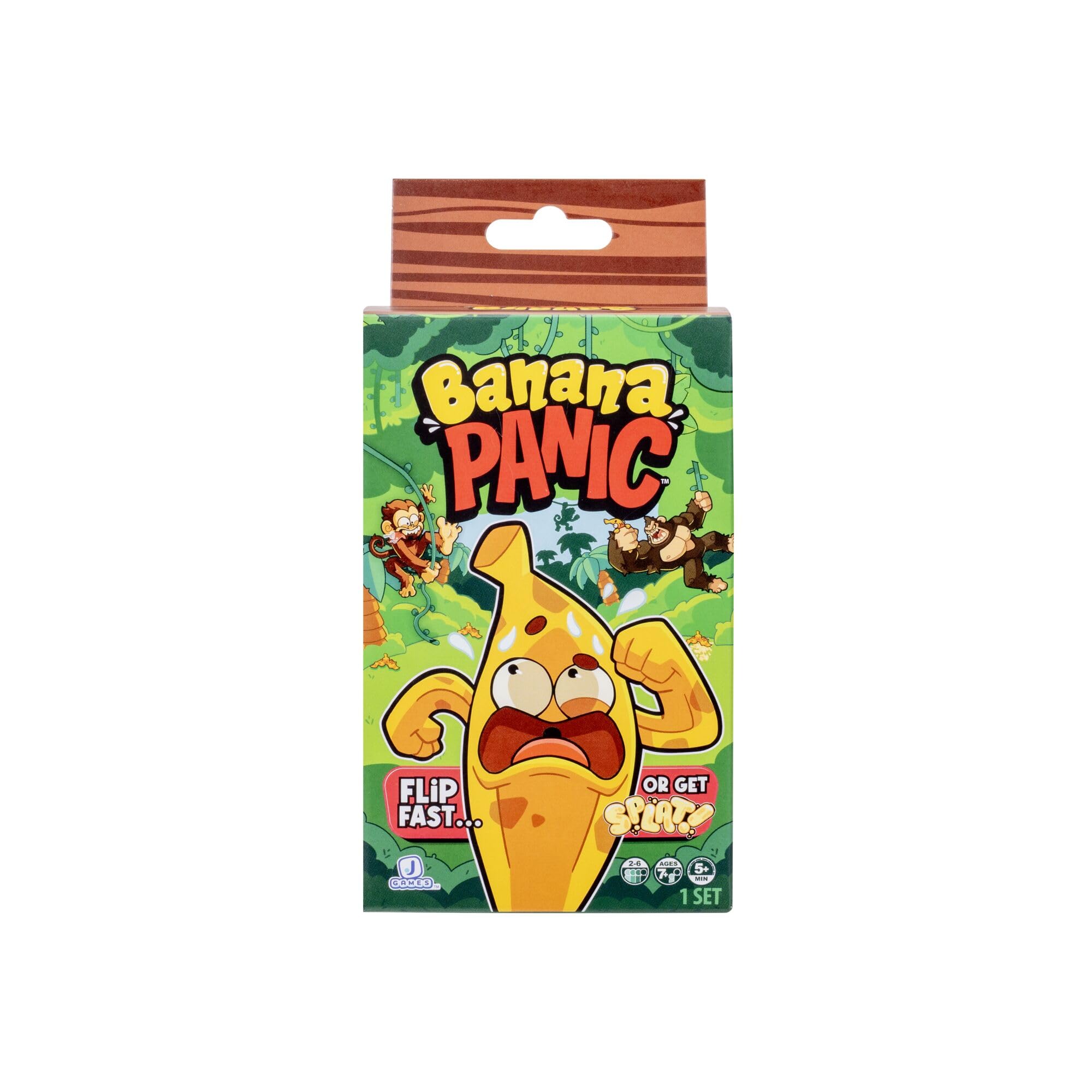 Jazwares Banana Panic Card Game - Fast-Paced Family Fun for Ages 7+