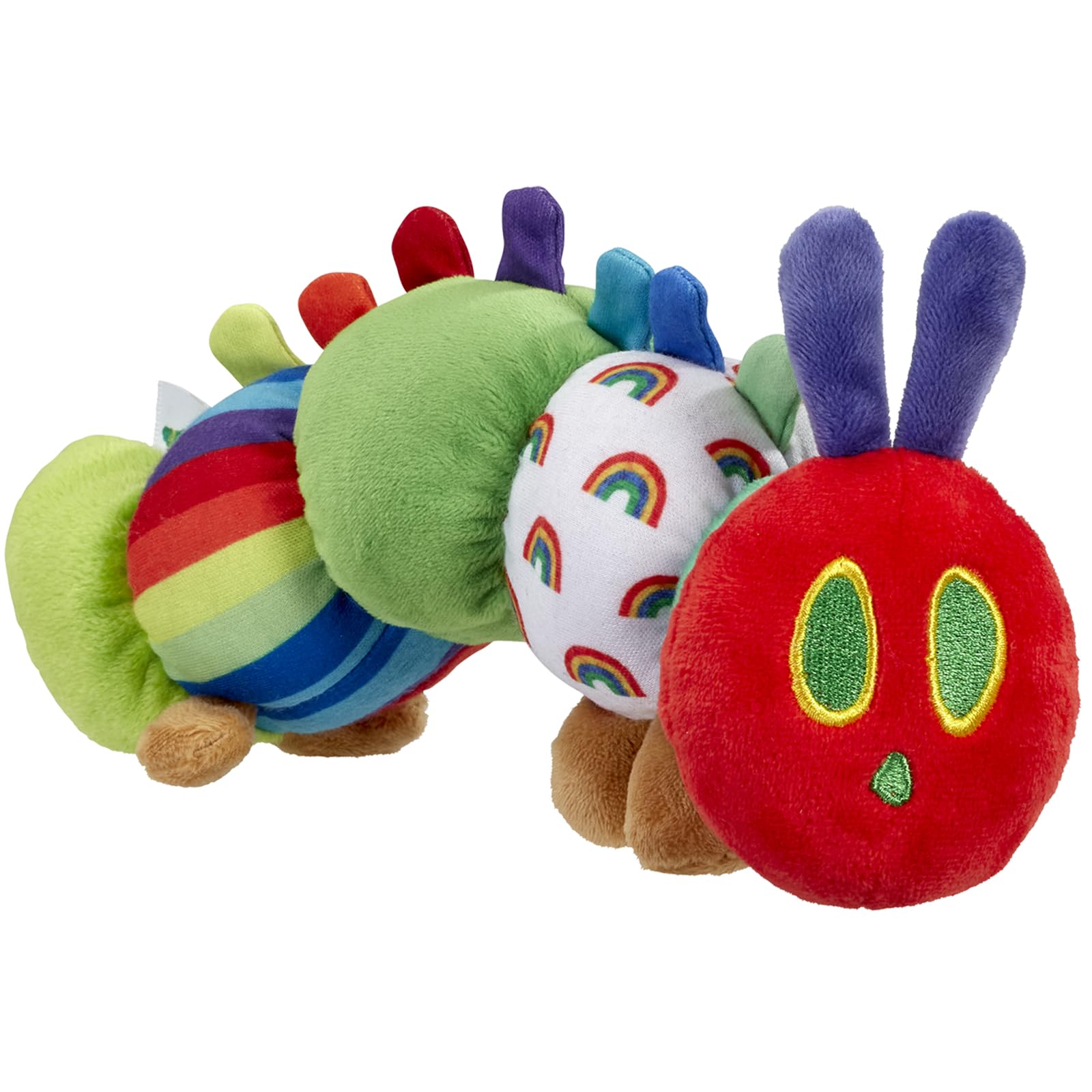 Rainbow Designs The Very Hungry Caterpillar My First Soft Toy - Velvety Fabric, Multicolor | Unisex Children