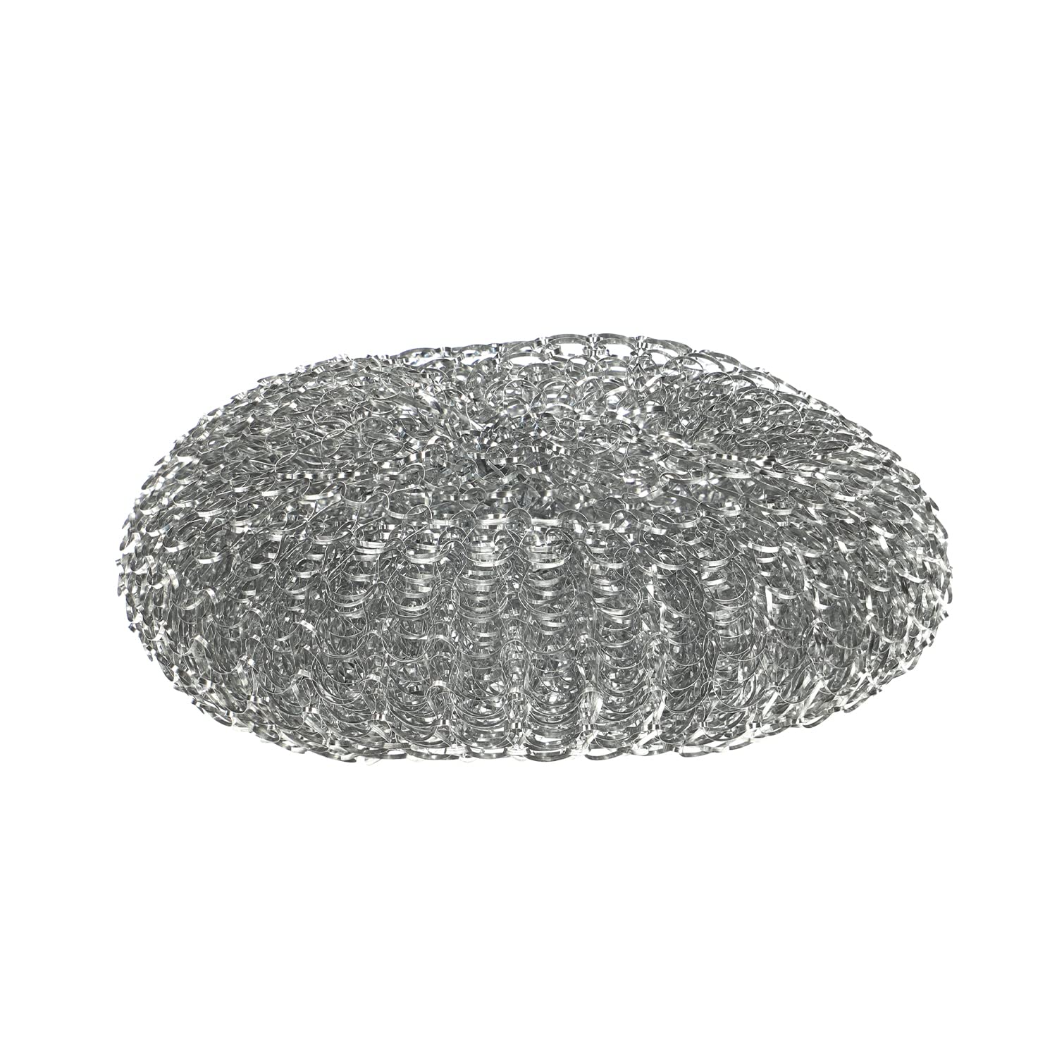 Sorbo Metal Pan Scourers 4 Pack - Metallic Steel Wool Pads for Tough Grease & Heavy-Duty Cleaning 3