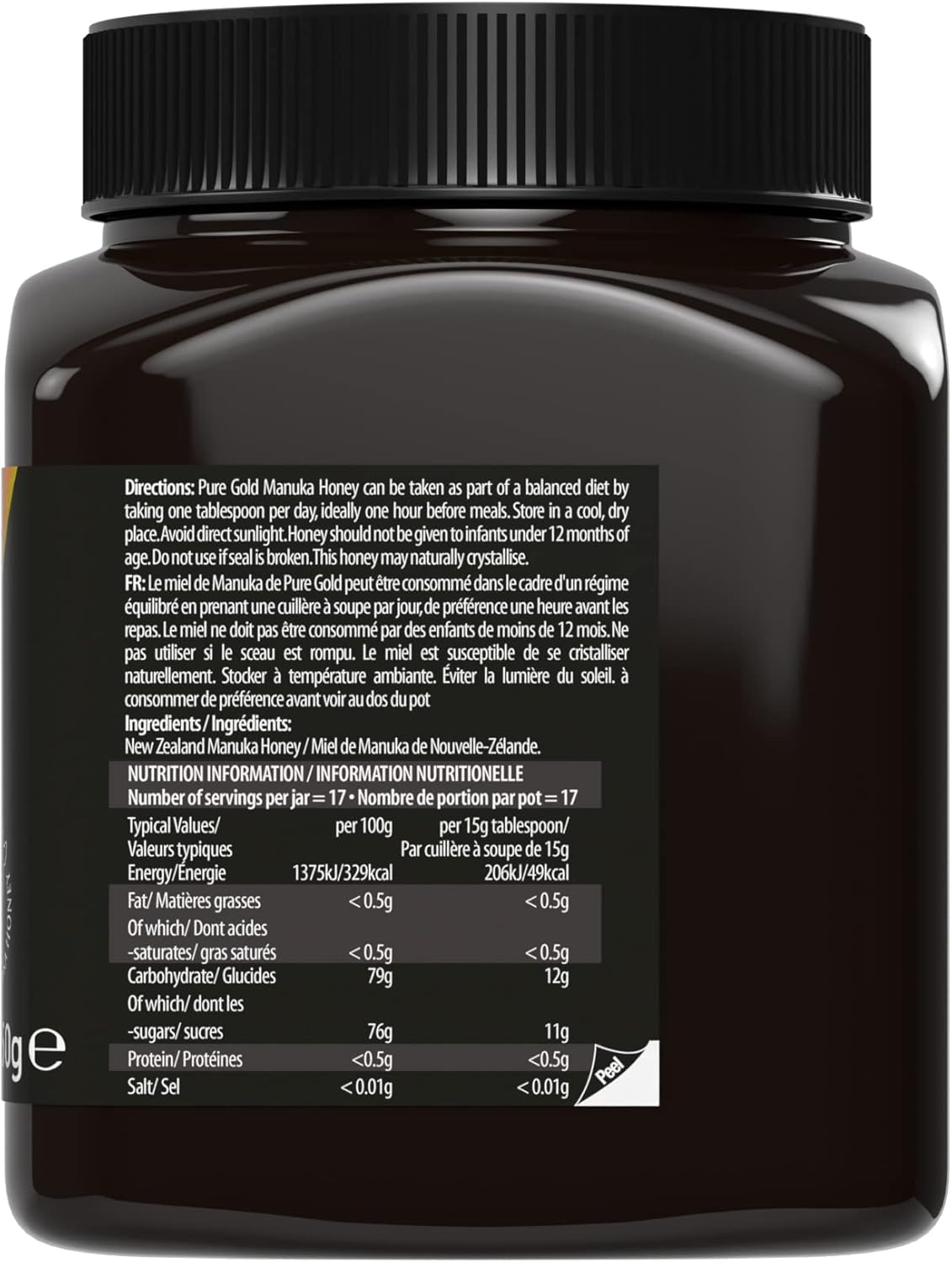 Pure Gold Manuka Honey 300+ MGO Certified 250g 4