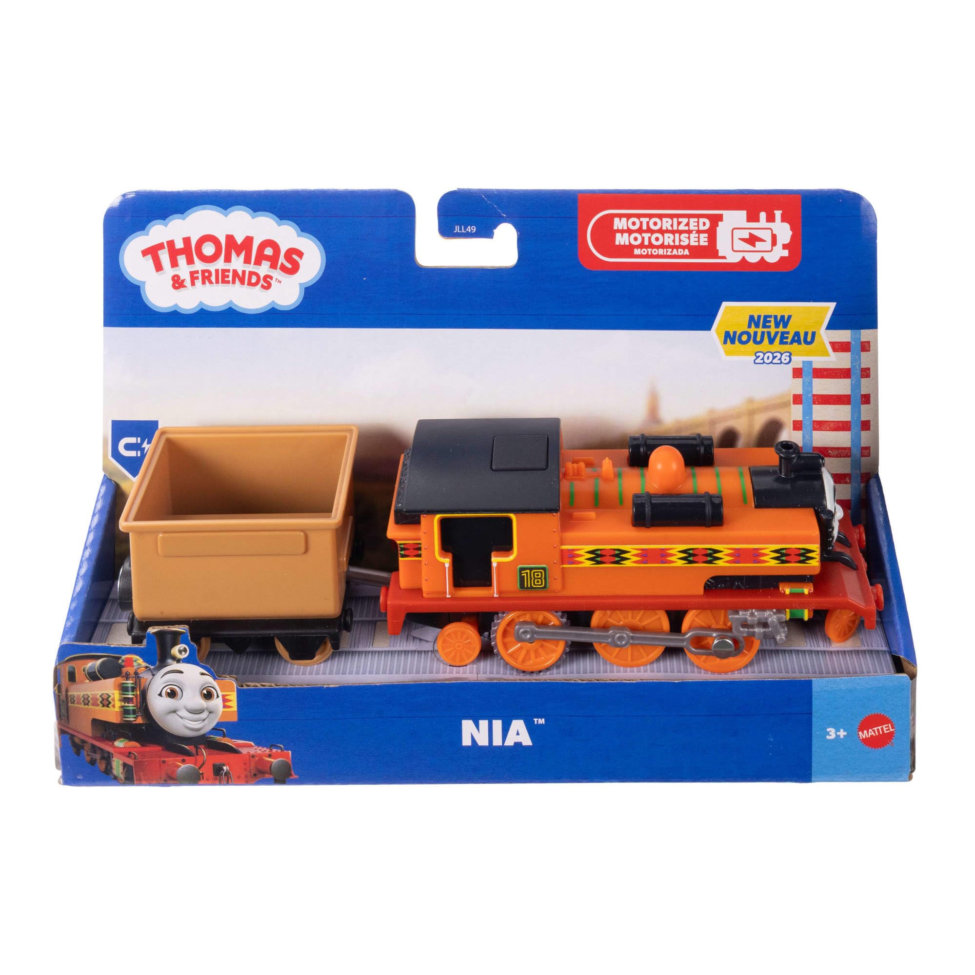 Thomas & Friends Motorized Nia Engine - Battery-Operated, Plastic, Multicolor 6