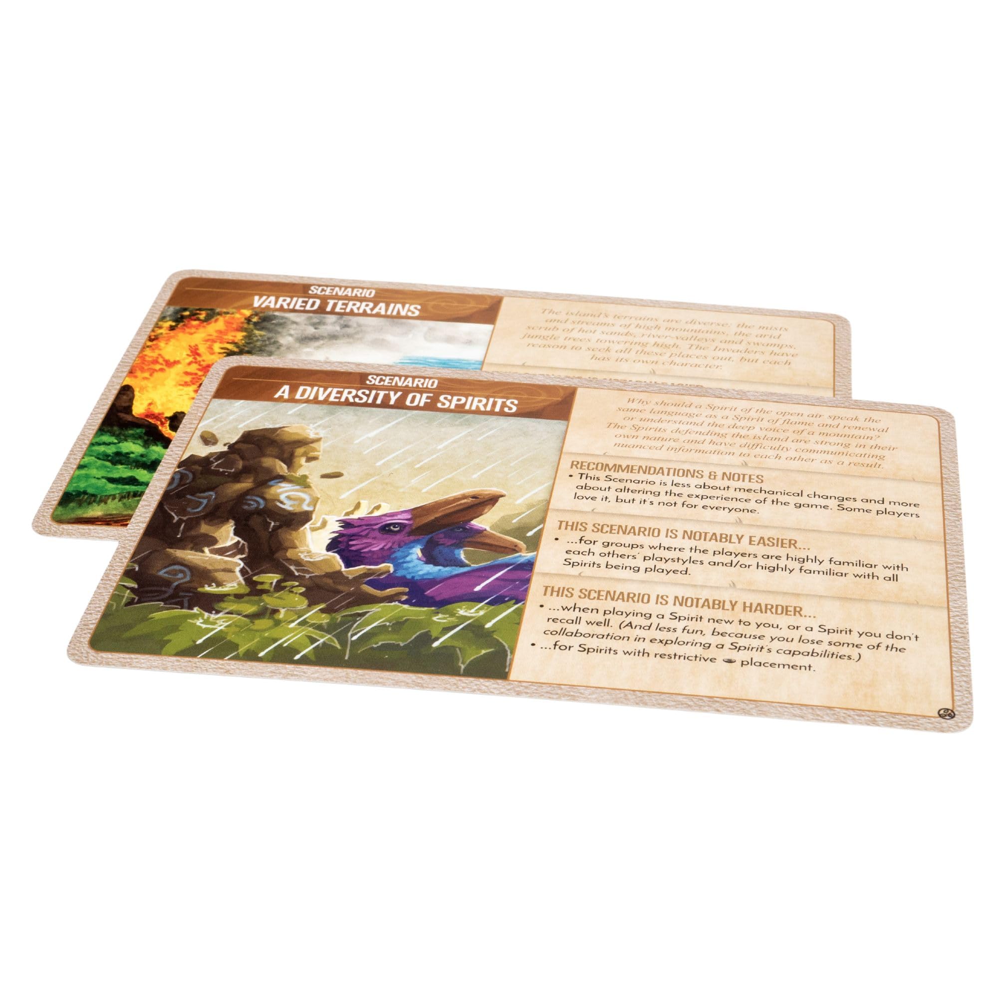 Greater Than Games Spirit Island: Feather & Flame Foil Panels - Premium Board Game Accessory 2