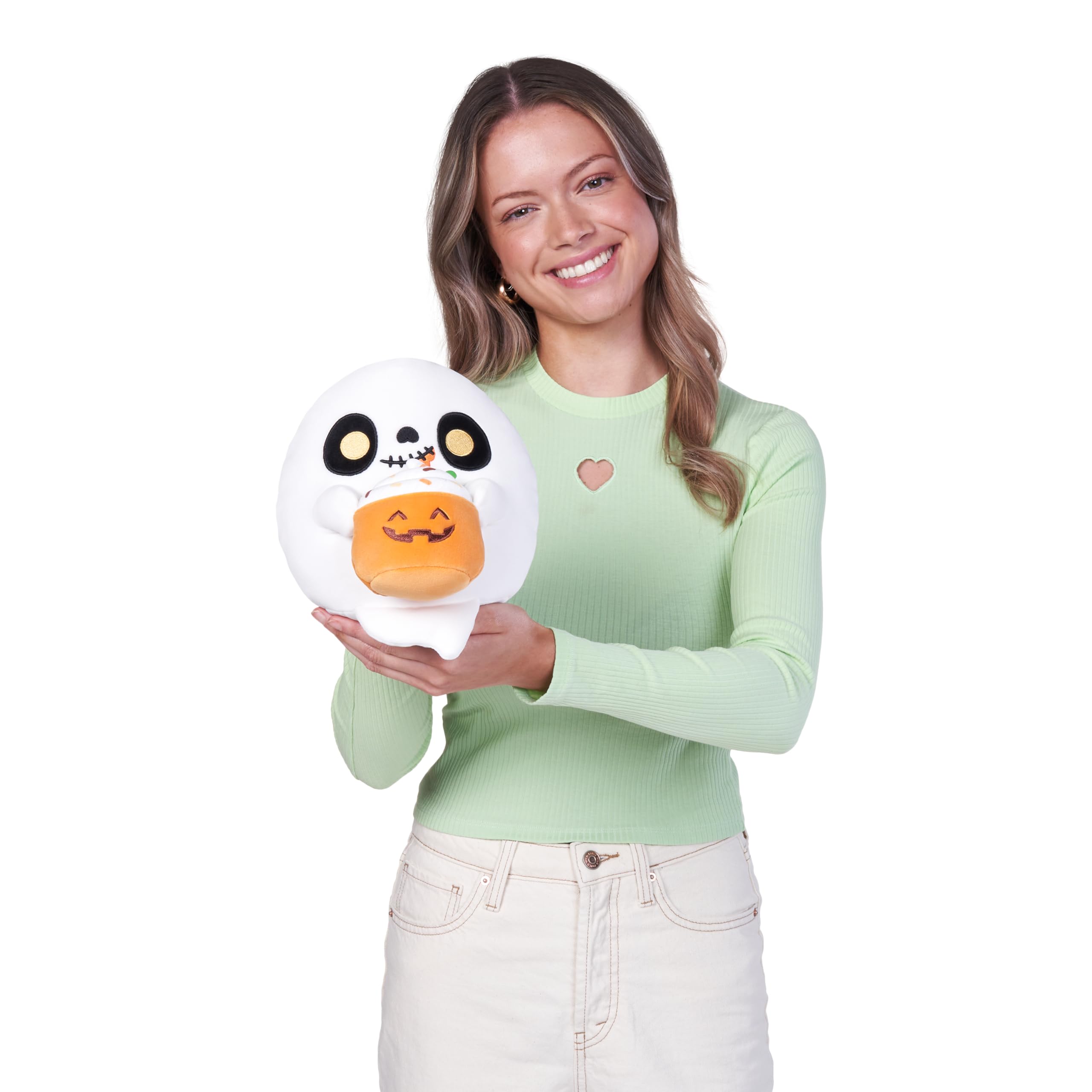 Snackles 8-inch Halloween Series 1 Plush - Raven by ZURU, Soft Stuffed Doll with Candy 3