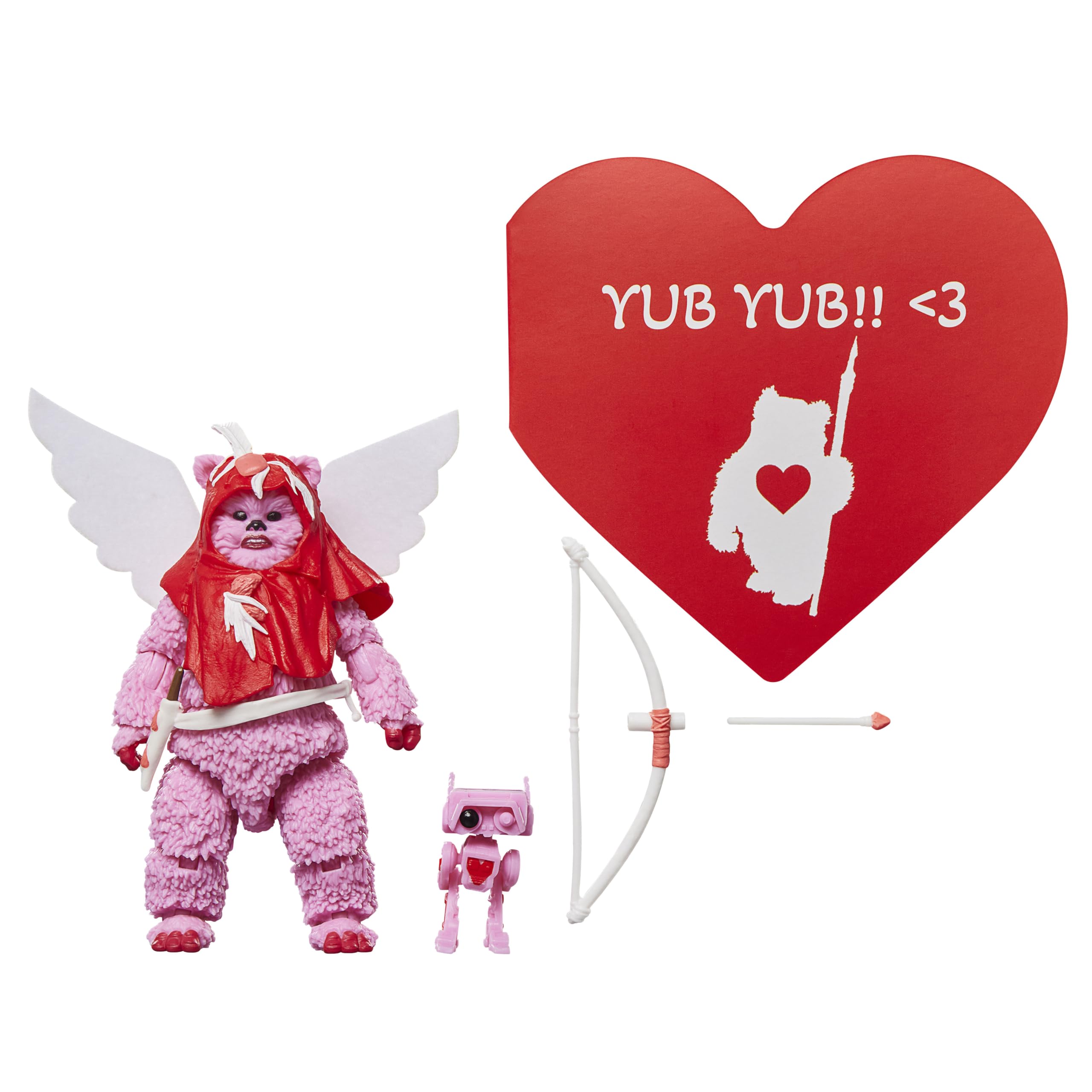 Star Wars The Black Series Ewok Valentine’s Day Edition Action Figure | 6-inch Scale | Hasbro 1
