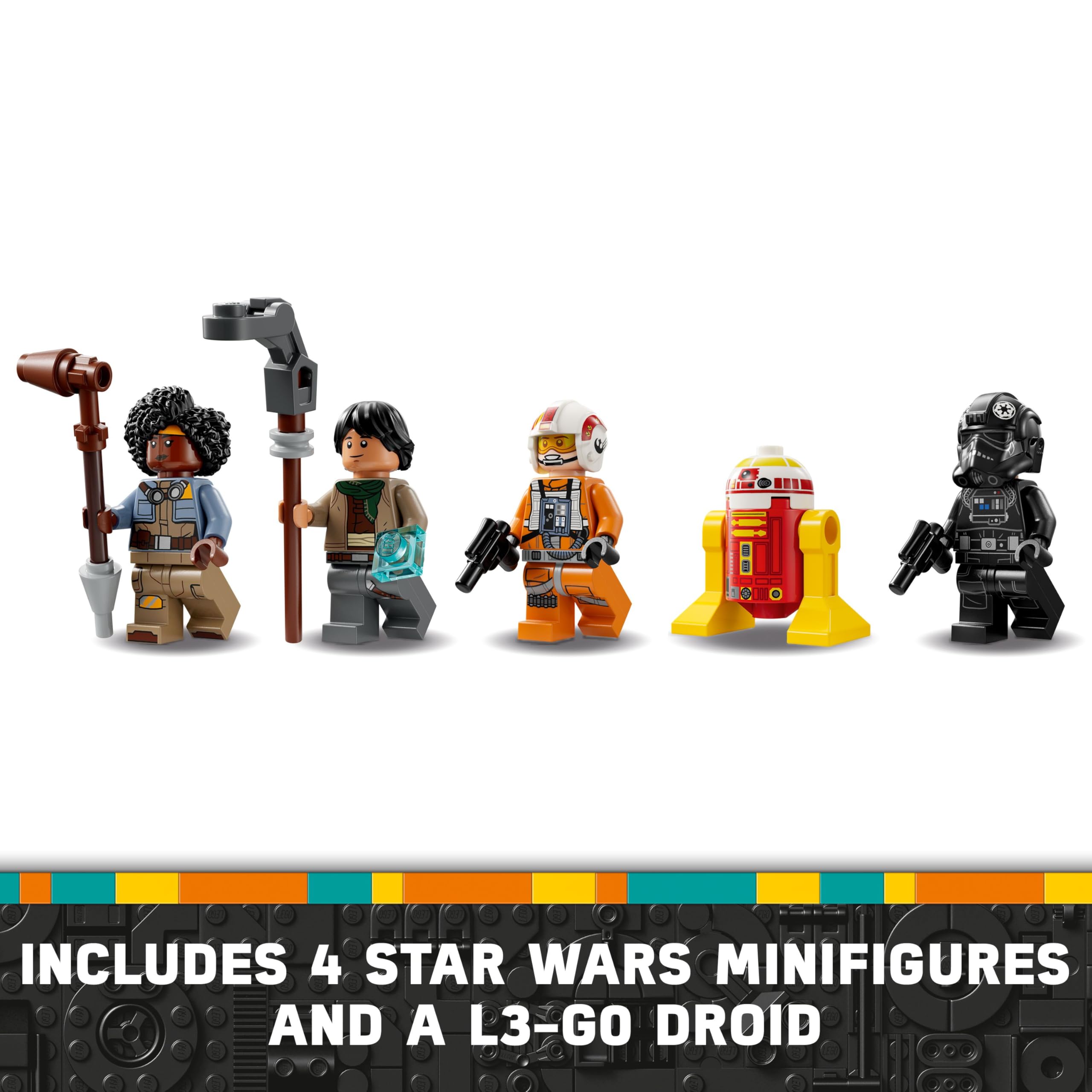 LEGO Star Wars TIE Fighter & X-Wing Mash-up Set - Rebuildable Starfighter Building Toy for Ages 9+ 14