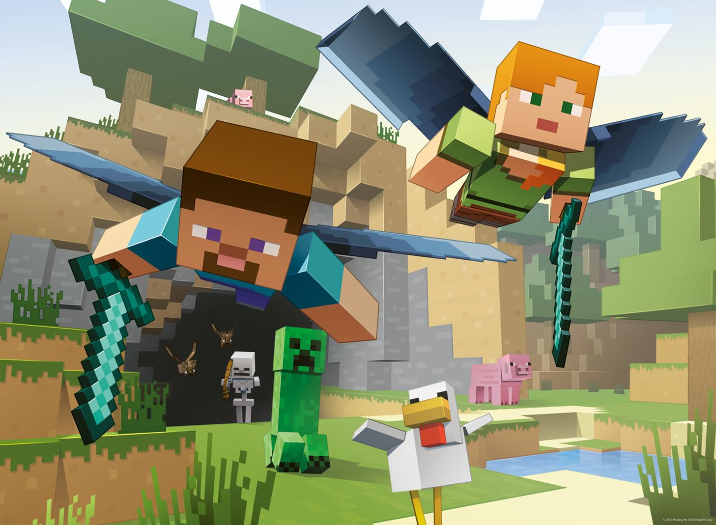 Ravensburger Minecraft 200 Piece Jigsaw Puzzle for Kids 8 Years Up