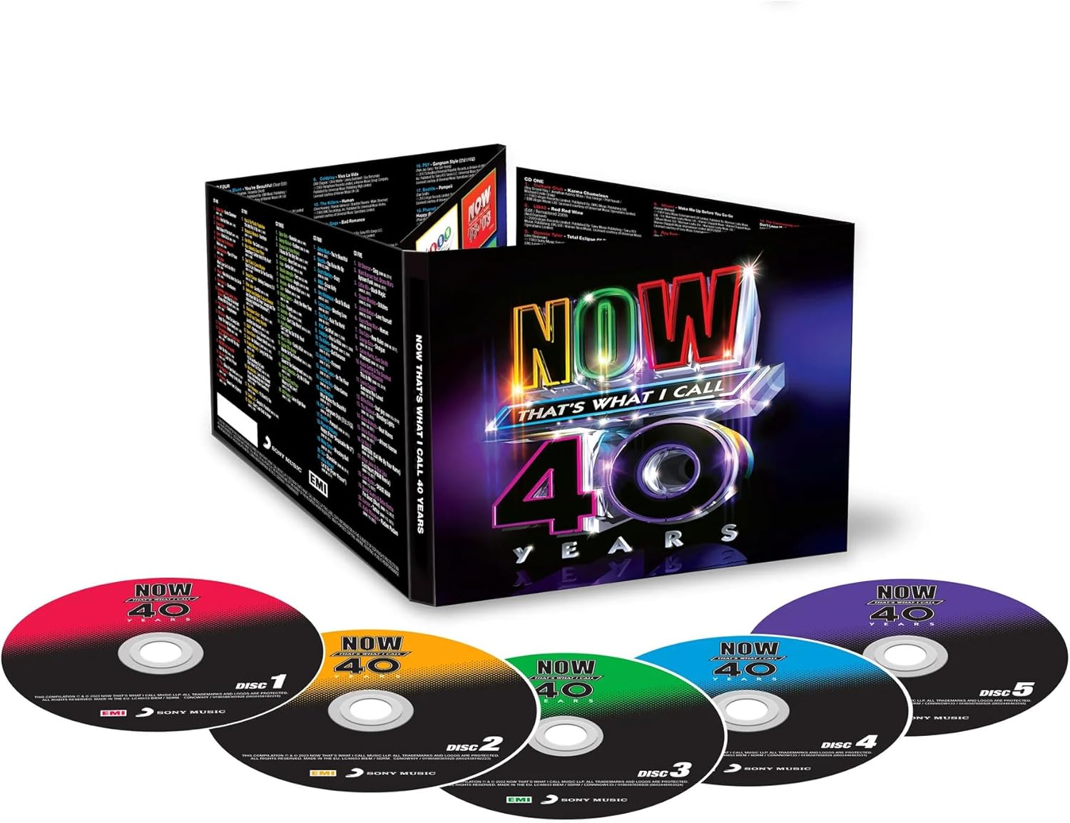 NOW That's What I Call 40 Years - 5CD Box Set 1