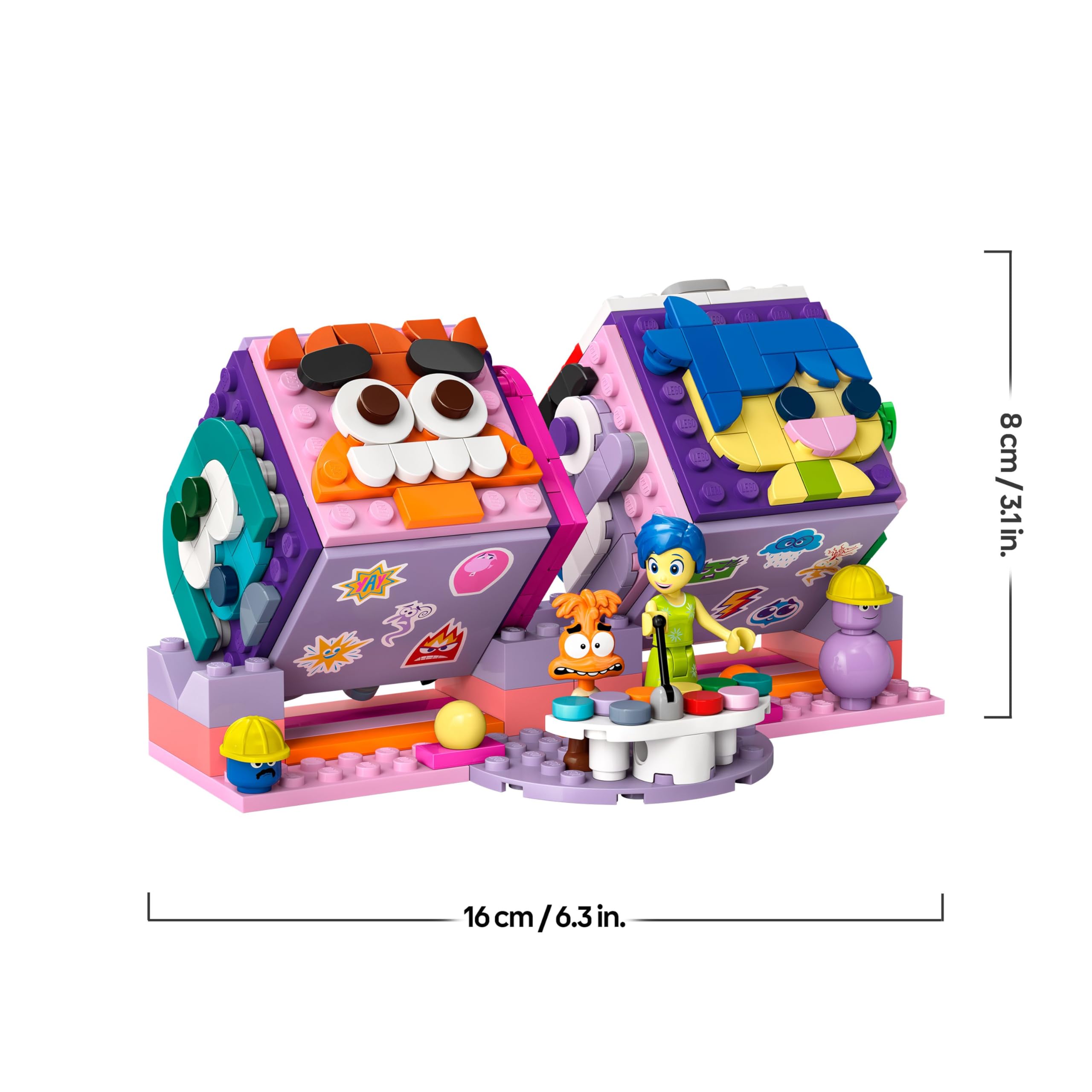 LEGO Disney Pixar Inside Out 2 Mood Cubes Playset - Building Toy for Ages 9+ 11