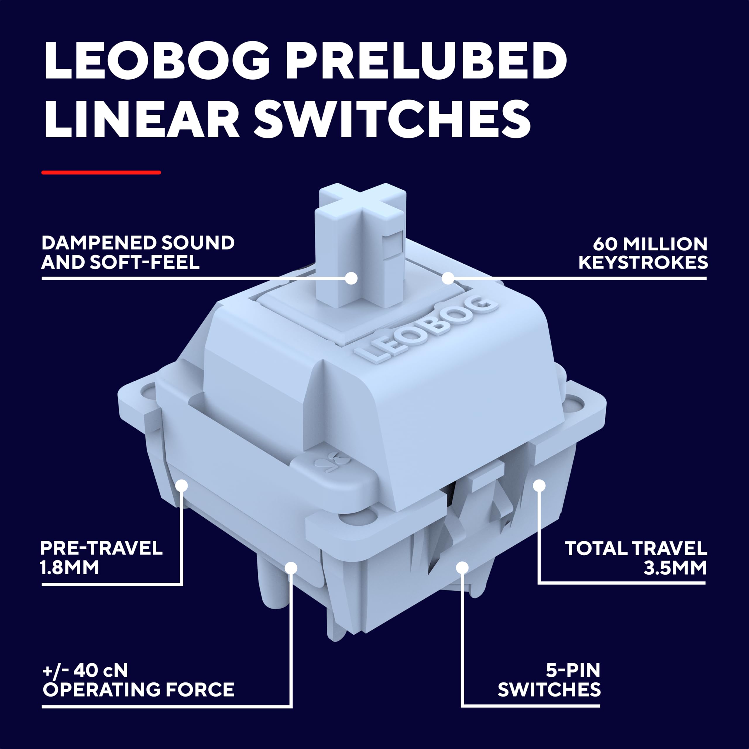 Trust Gaming GXTrust 872 Xyra TKL Mechanical Keyboard - Gasket Mount, Hot-Swappable, RGB Backlit, UK Layout 12