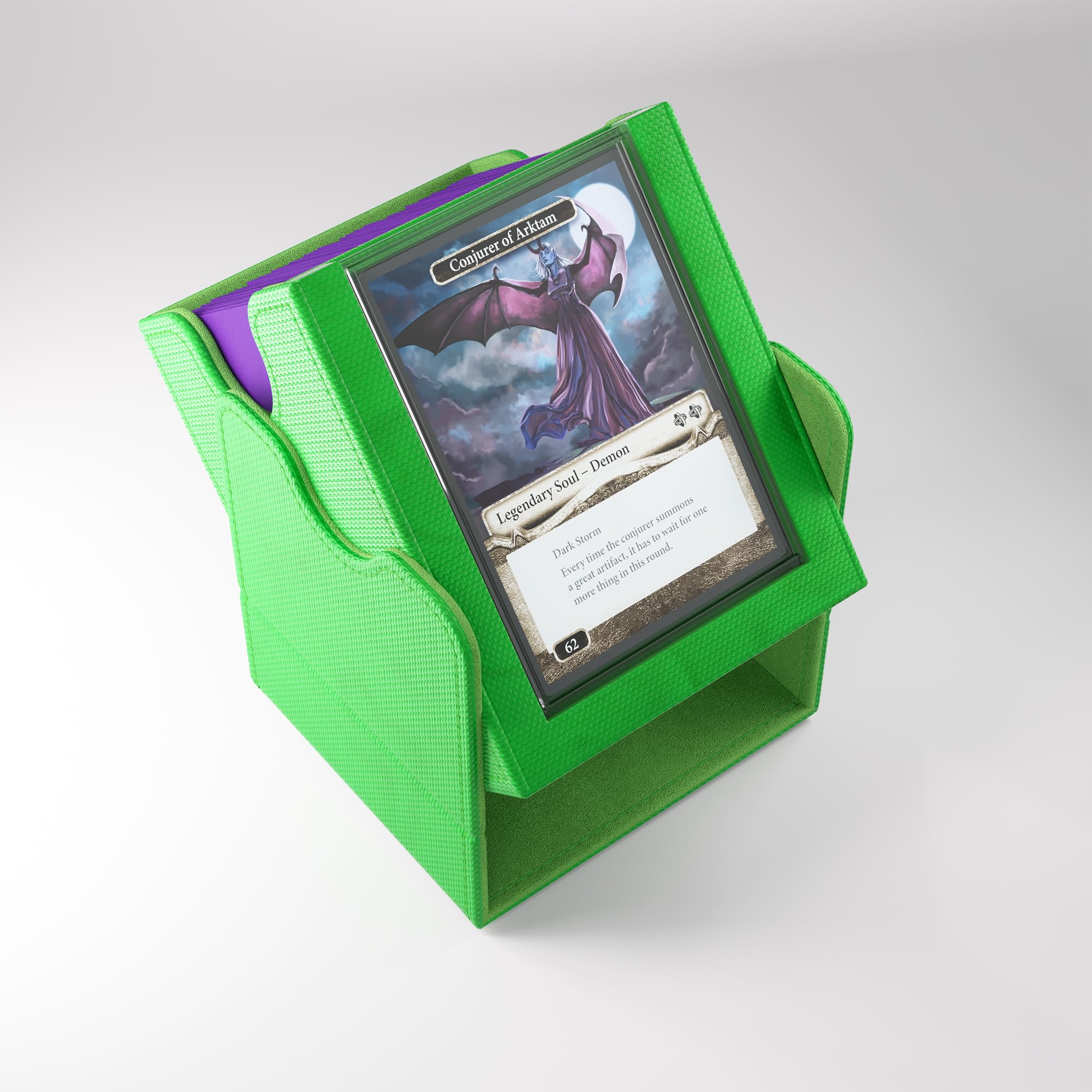 Gamegenic Magic: The Gathering Commander Squire Plus 100+ XL Deck Box Green 9