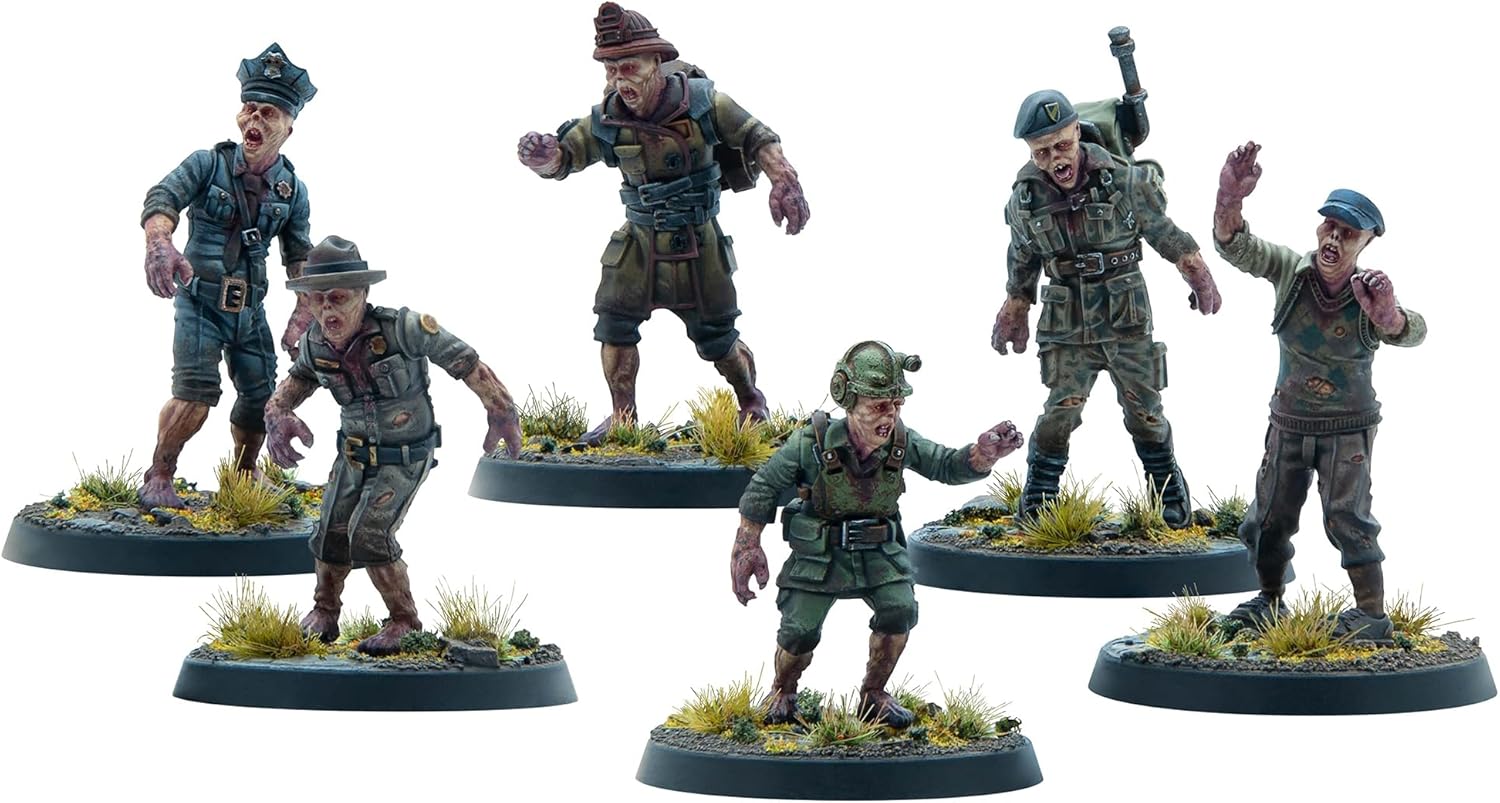 Modipihus Entertainment Fallout: Wasteland Warfare Creatures - Ghoulish Remnant Miniatures Set