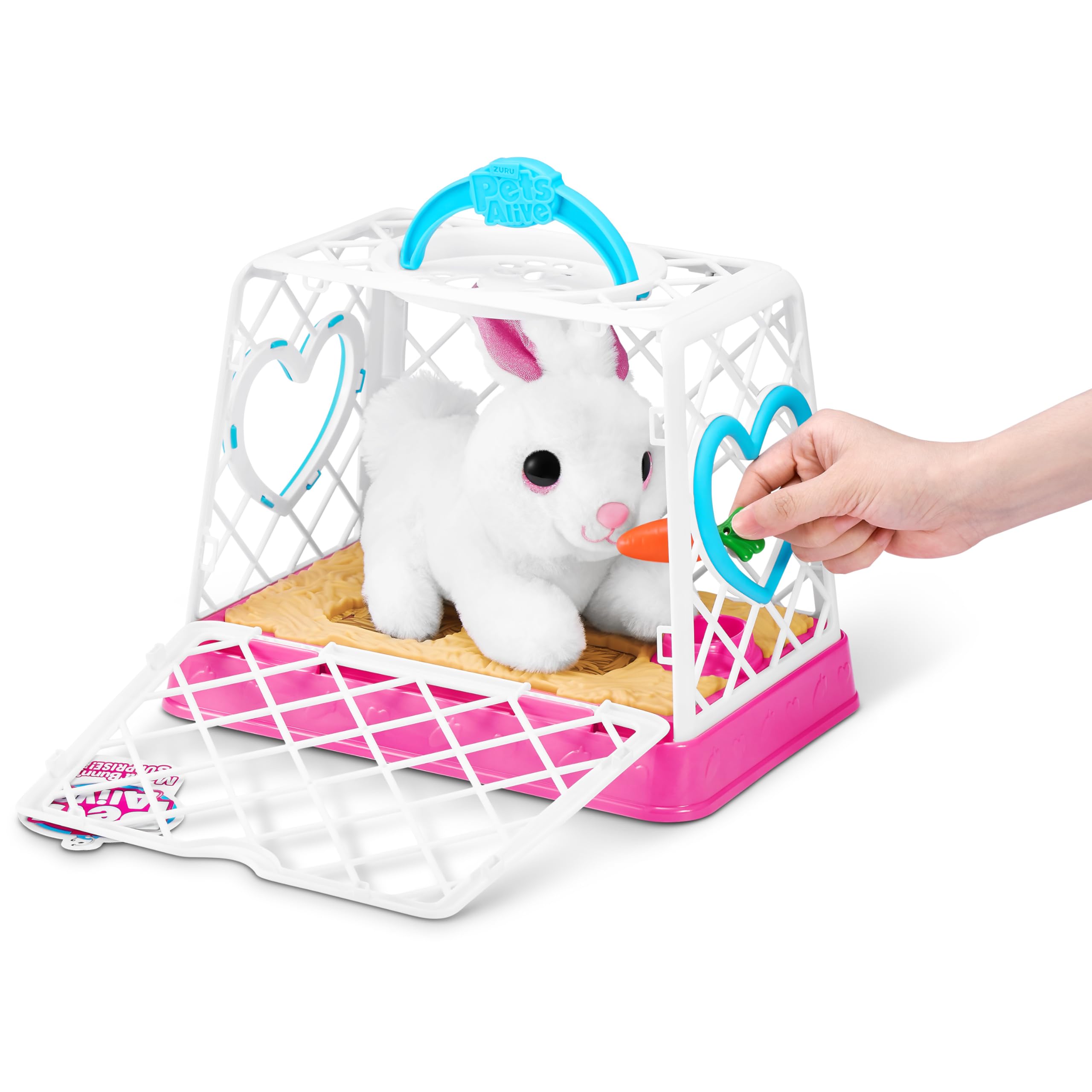 Pets Alive Mama Bunny & Baby Surprise Series 1 - Electronic Plush Toy with Sounds & Carrot Accessory 5