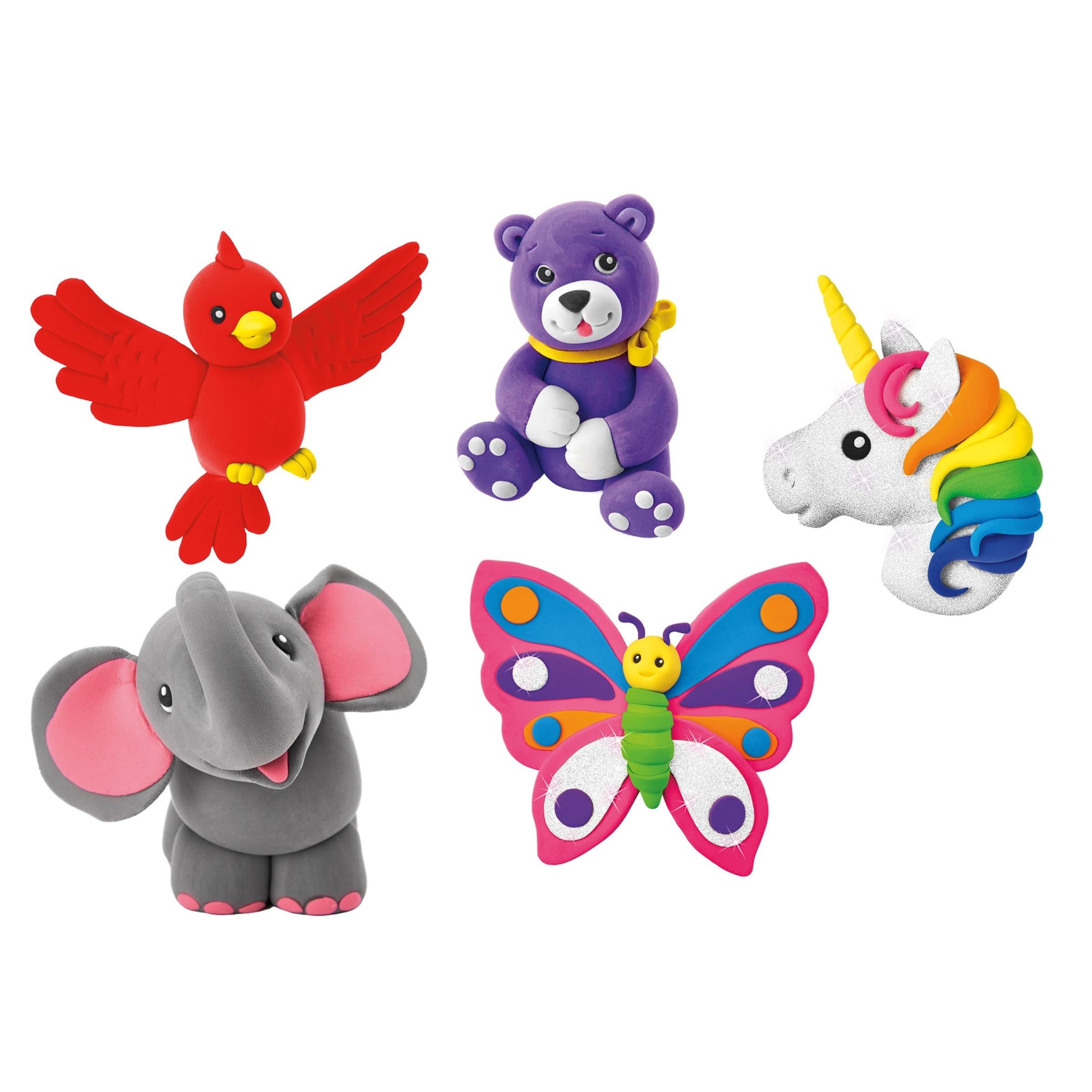 LEXIBOOK Soft Malleable Modeling Dough - 8 Vibrant Colors | 113g Jars | Ages 3+ 2