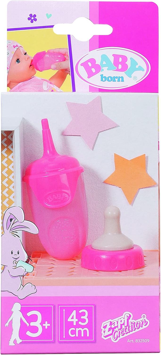 BABY born Bottle with Cap 832509 - Accessory for 43cm Dolls 5