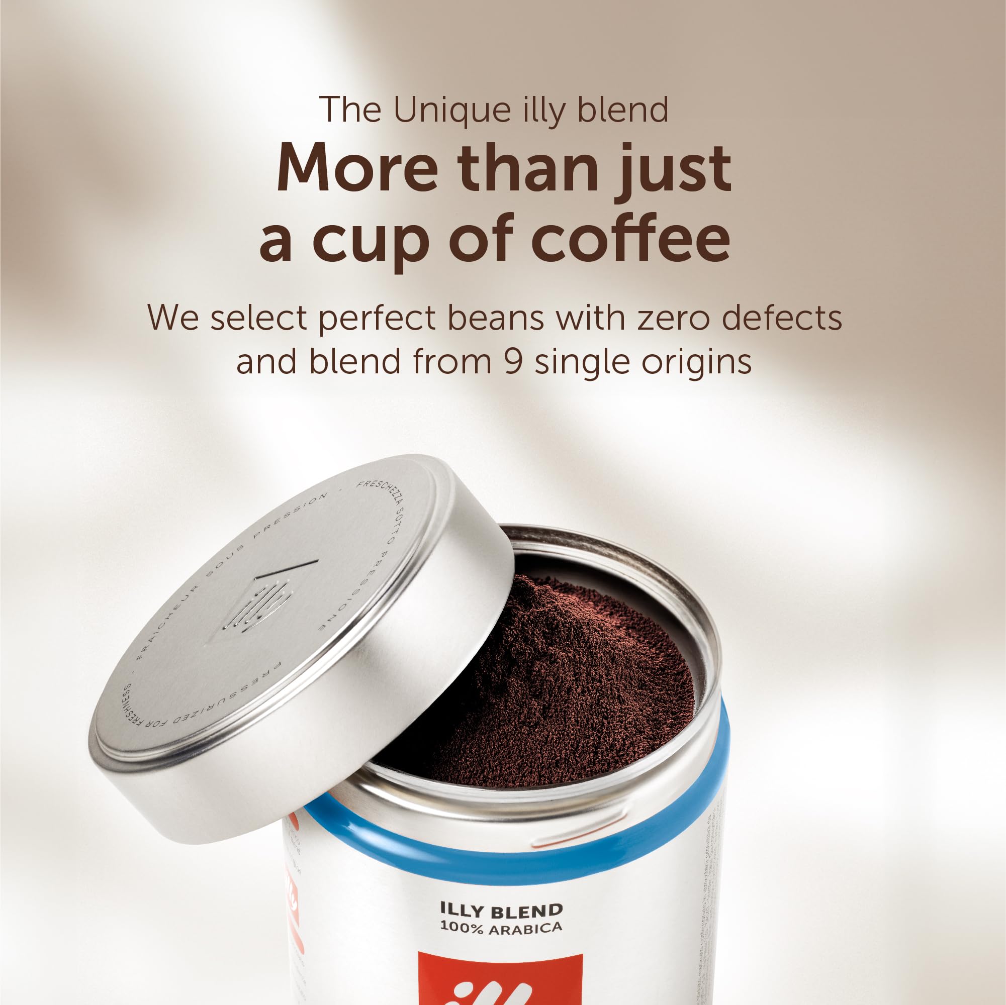 illy - Decaf Ground Coffee - Medium Roast - 100% Arabica - Perfect for Espresso Machines - 125g Tin 5