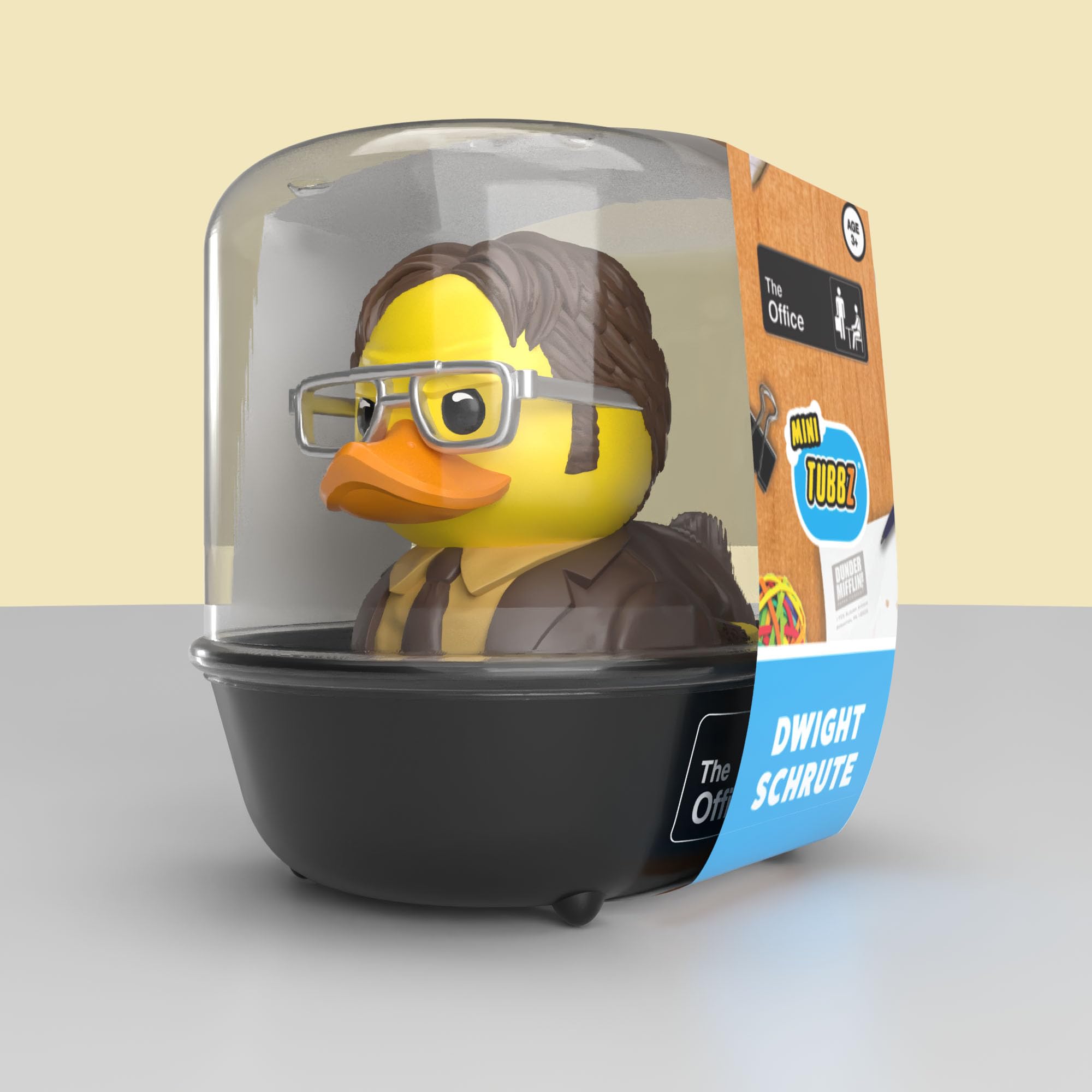 TUBBZ Mini: The Office - Dwight Schrute Cosplaying Rubber Duck Vinyl Figure 6