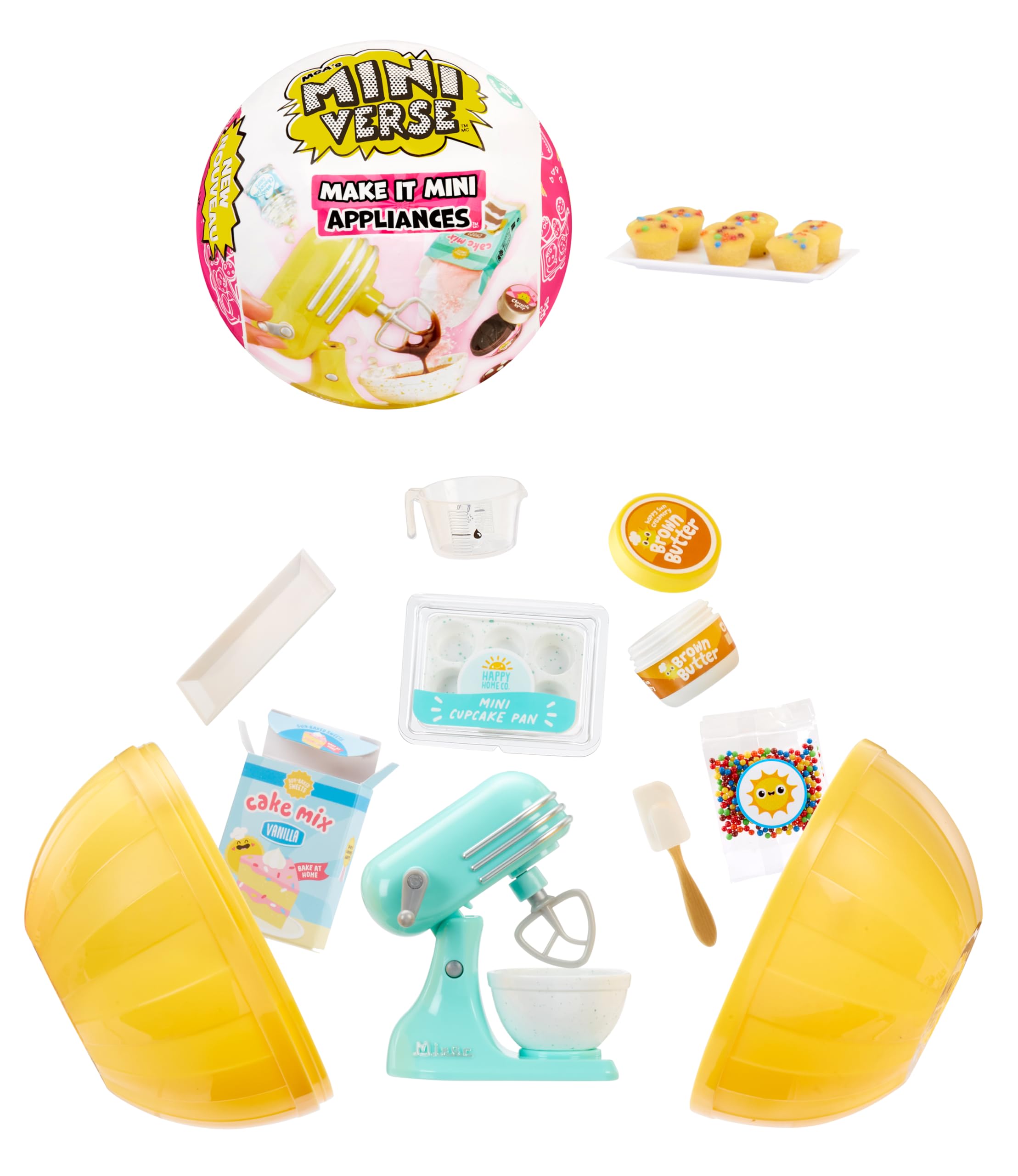 MGA's Miniverse Make It Mini Appliances Series 2 - Working Mini Collectible Kitchen Toys