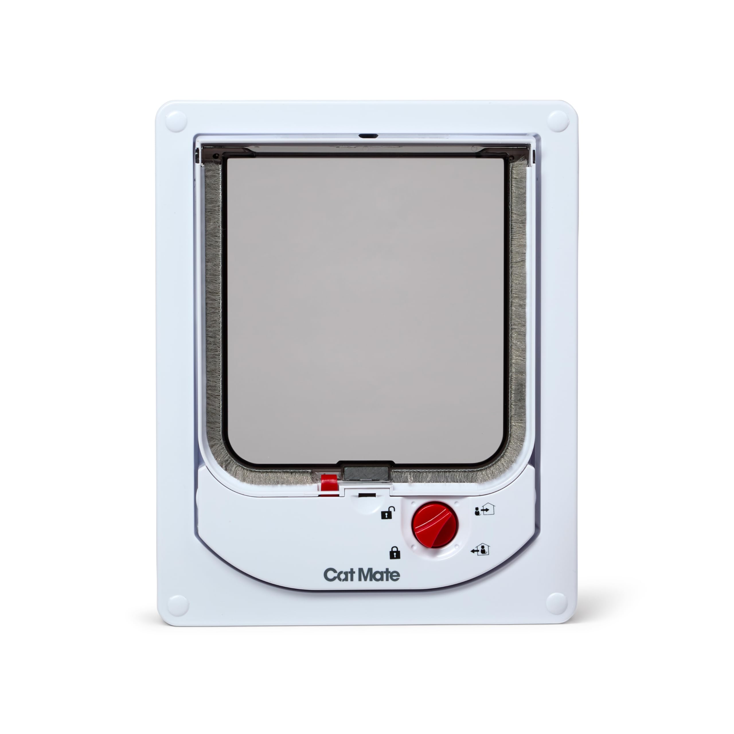 Pet Mate Electromagnetic Cat Flap - Exclusive Entry | Weatherproof | White