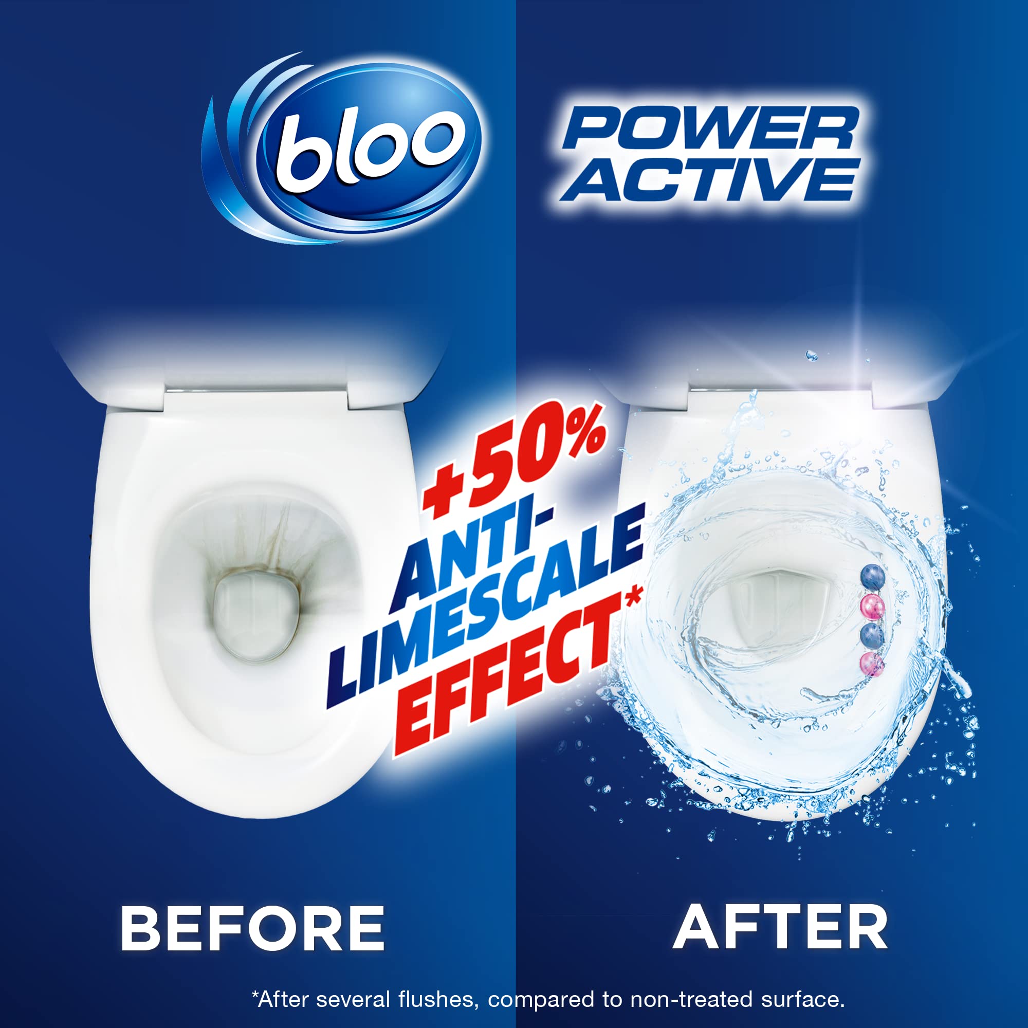 Bloo Power Active Fresh Flowers Toilet Rim Block (50g) 11