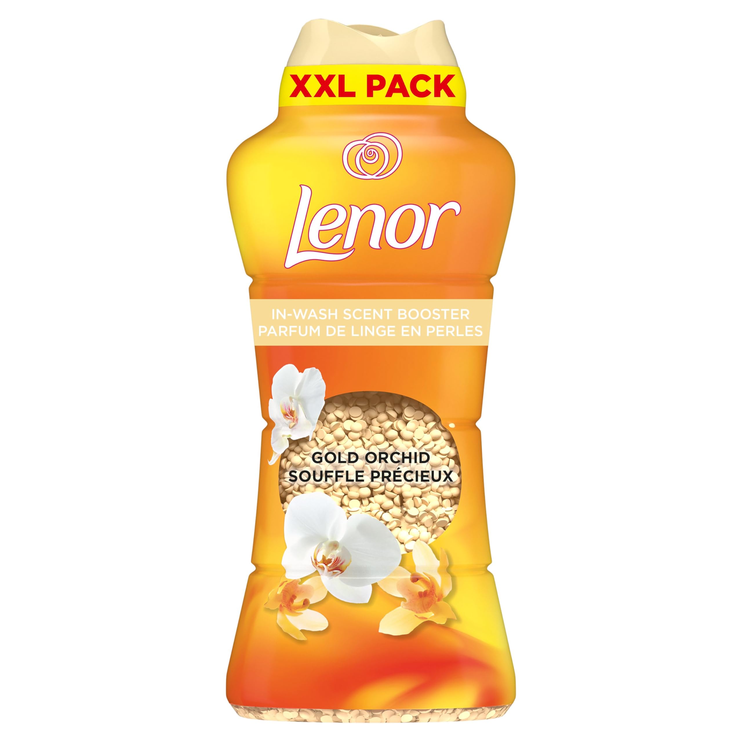 Lenor Gold Orchid In-Wash Scent Booster Beads - 735g | Non-Stop Freshness | Orchid Scent