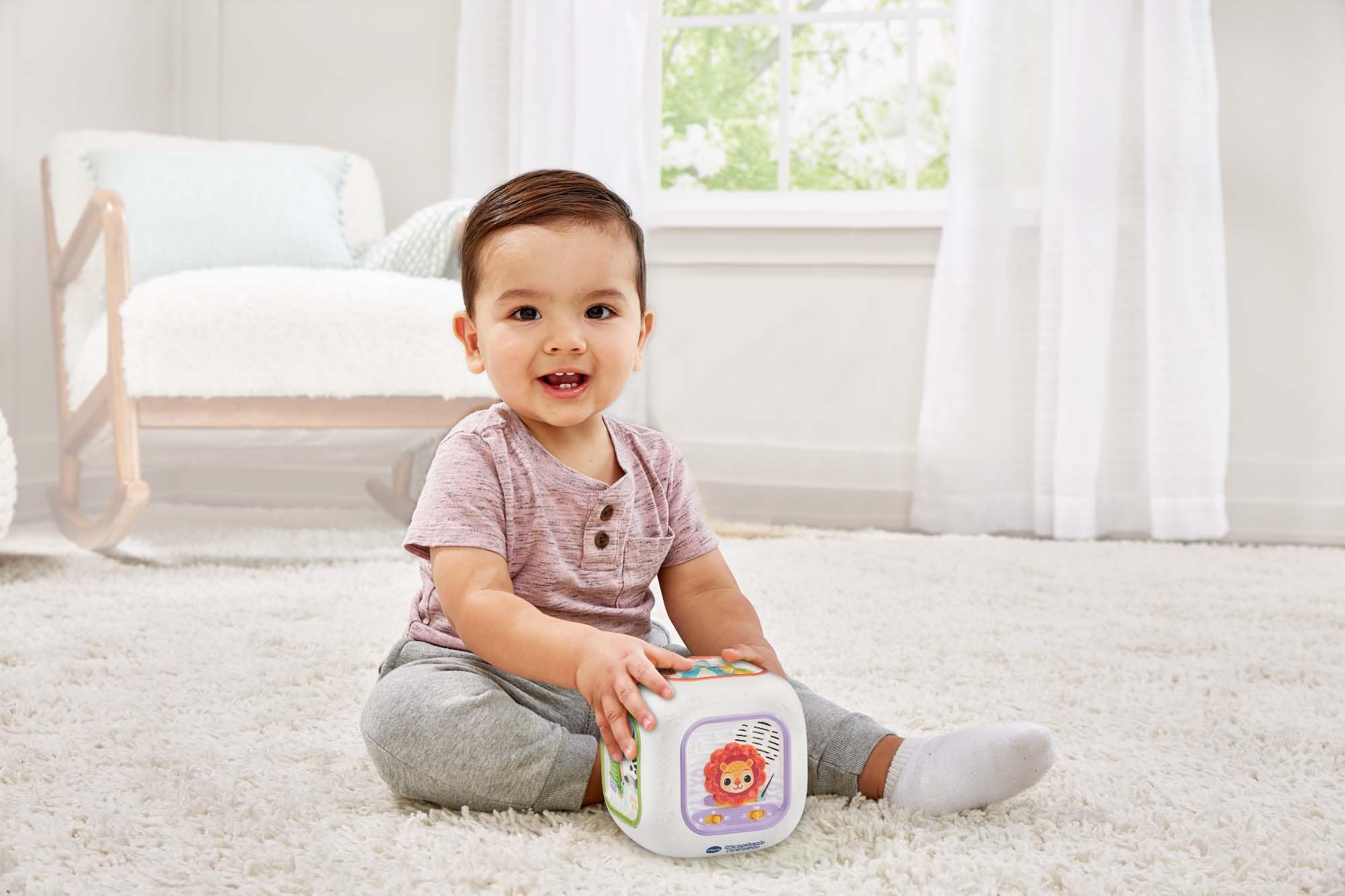 VTech Baby Sensory Sounds Musical Cube - Interactive Musical Toy for 3 Months+ 7