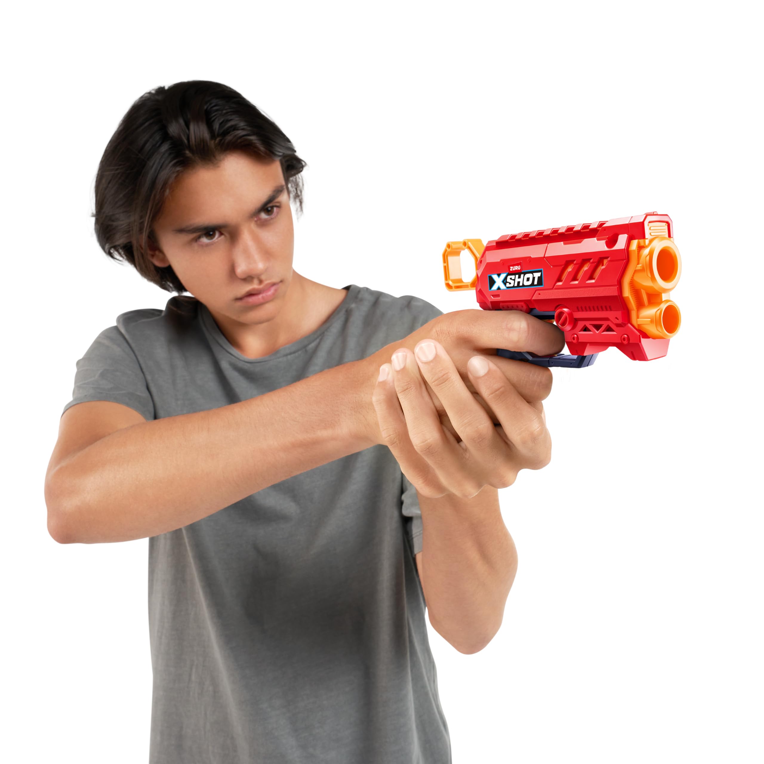 XSHOT Excel Micro 2.0 Foam Blaster - 4-Pack with 32 Air Pocket Darts, Fires Up to 80 Feet 3