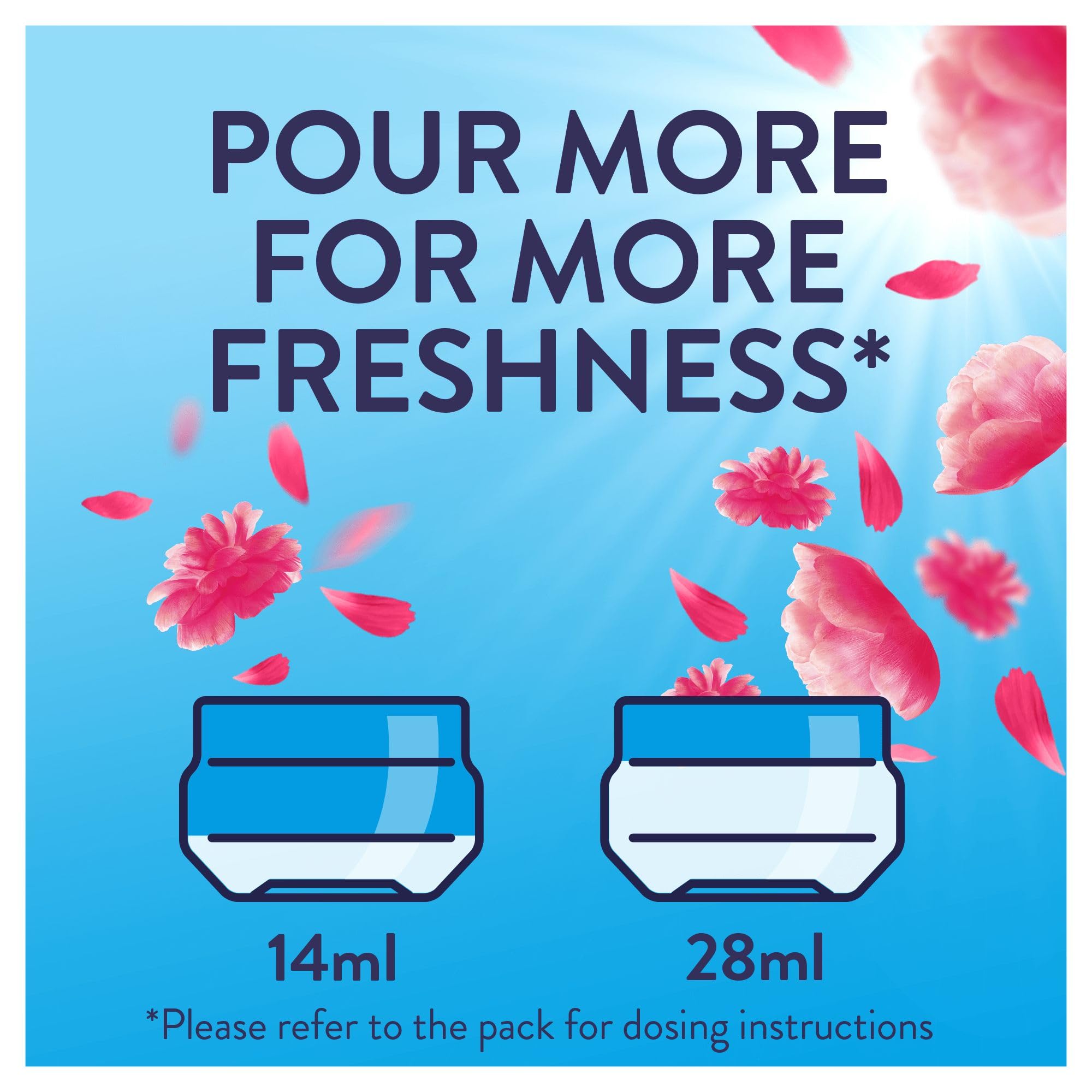 Lenor Outdoorable Liquid Fabric Softener - Floral Fresh Scent | 1.204L (86 Washes) 3