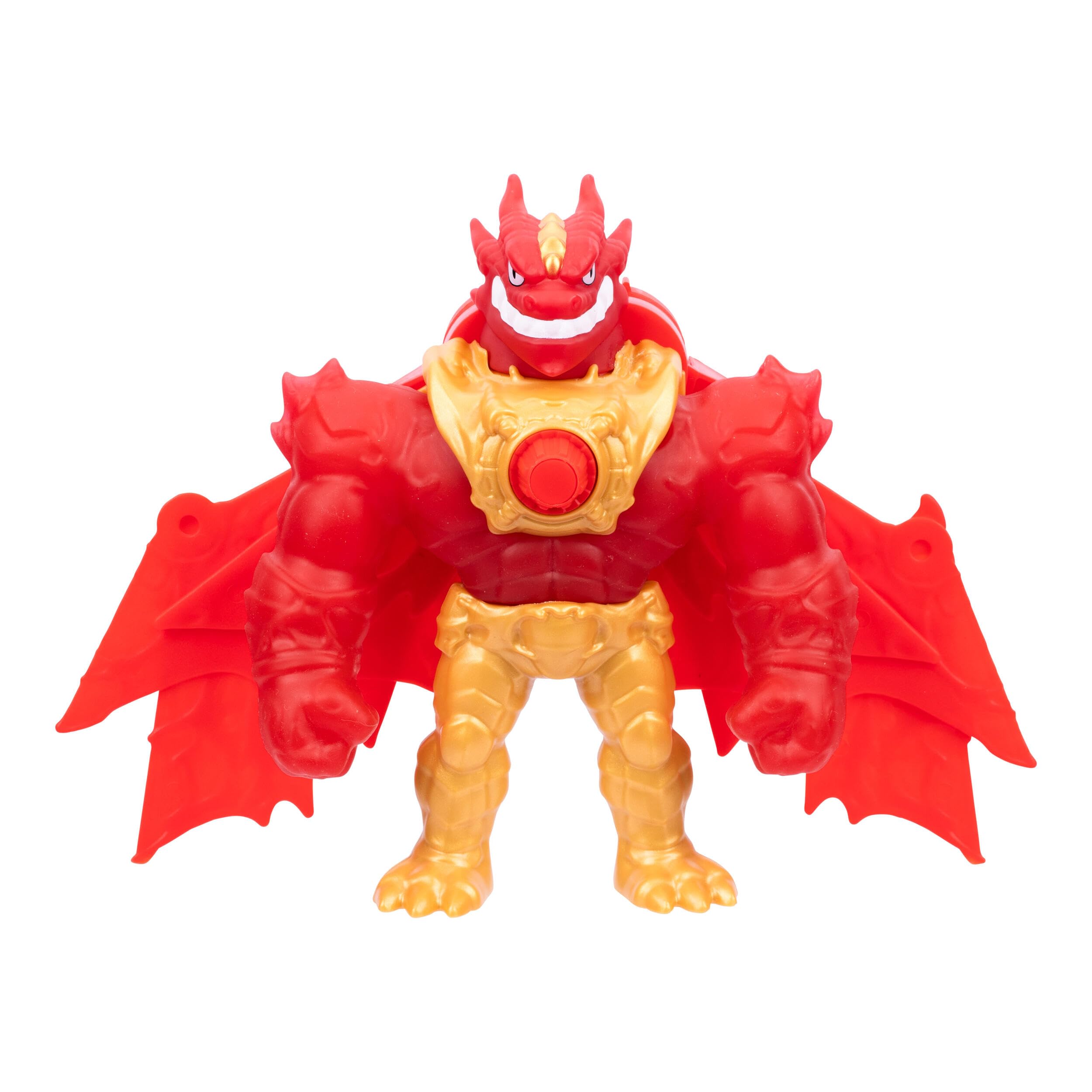 Heroes of Goo Jit Zu Battlewing Blazagon Power-Up Figure - 8.5" Tall, Stretchy Action with Goo-Activated Wings