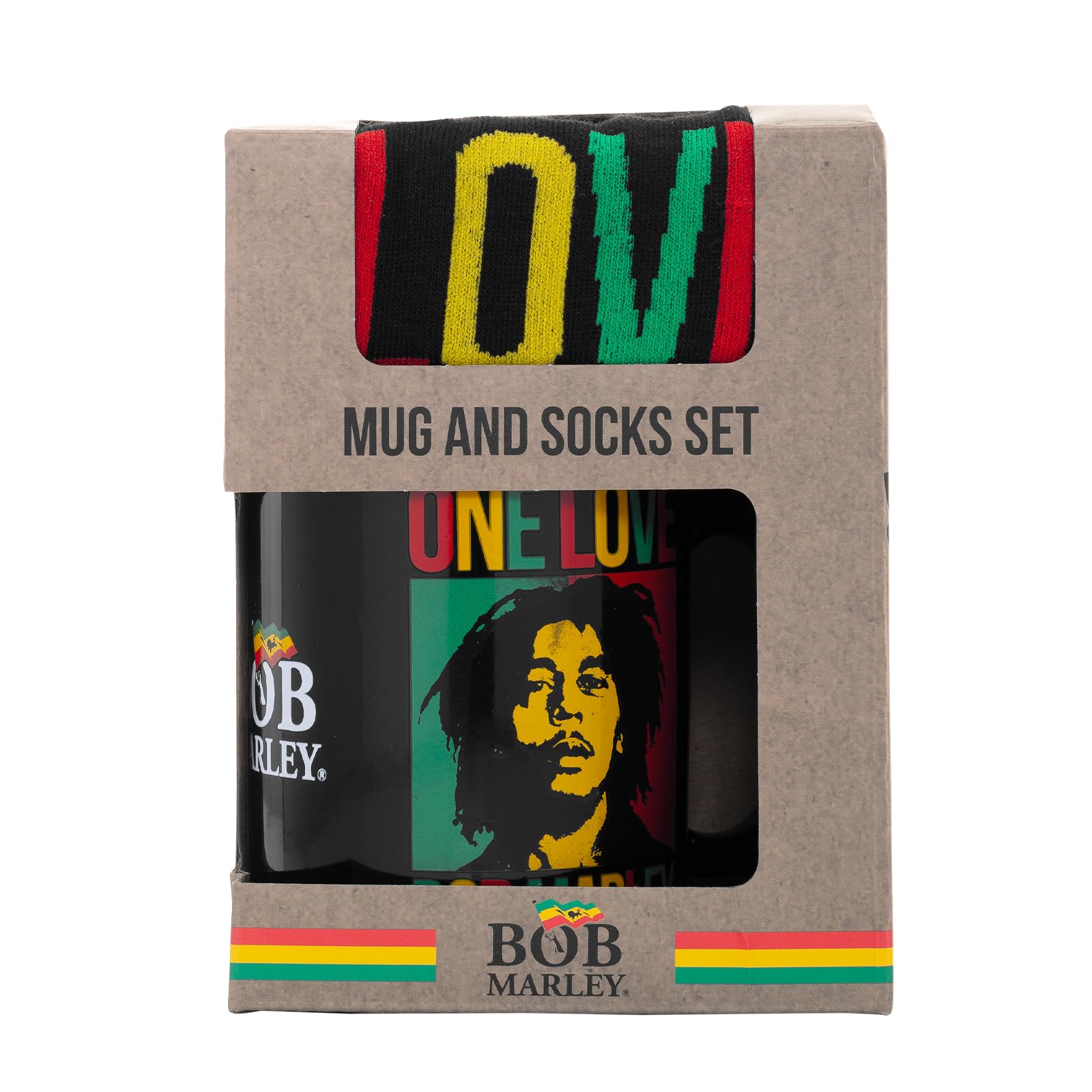 PYRAMID Bob Marley Mug And Socks Set 1