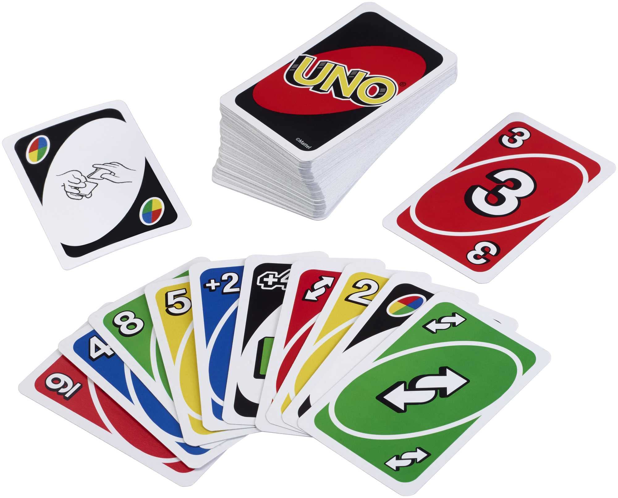 UNO Card Game - Classic Colors & Numbers | Special Action Cards | Ages 7+ 4