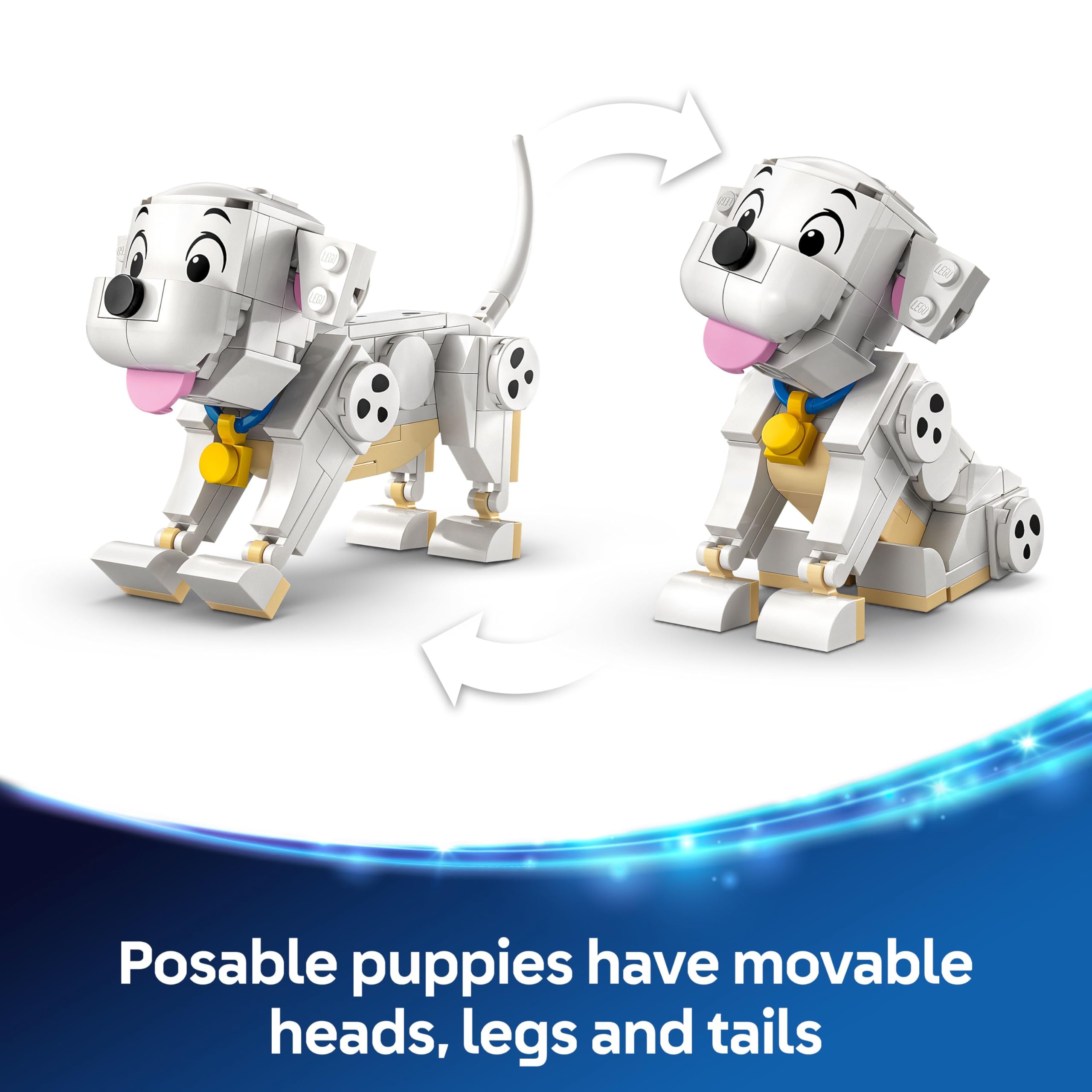 LEGO ǀ Disney Lucky & Penny 101 Dalmatians Puppies Building Toy - Play & Di 2