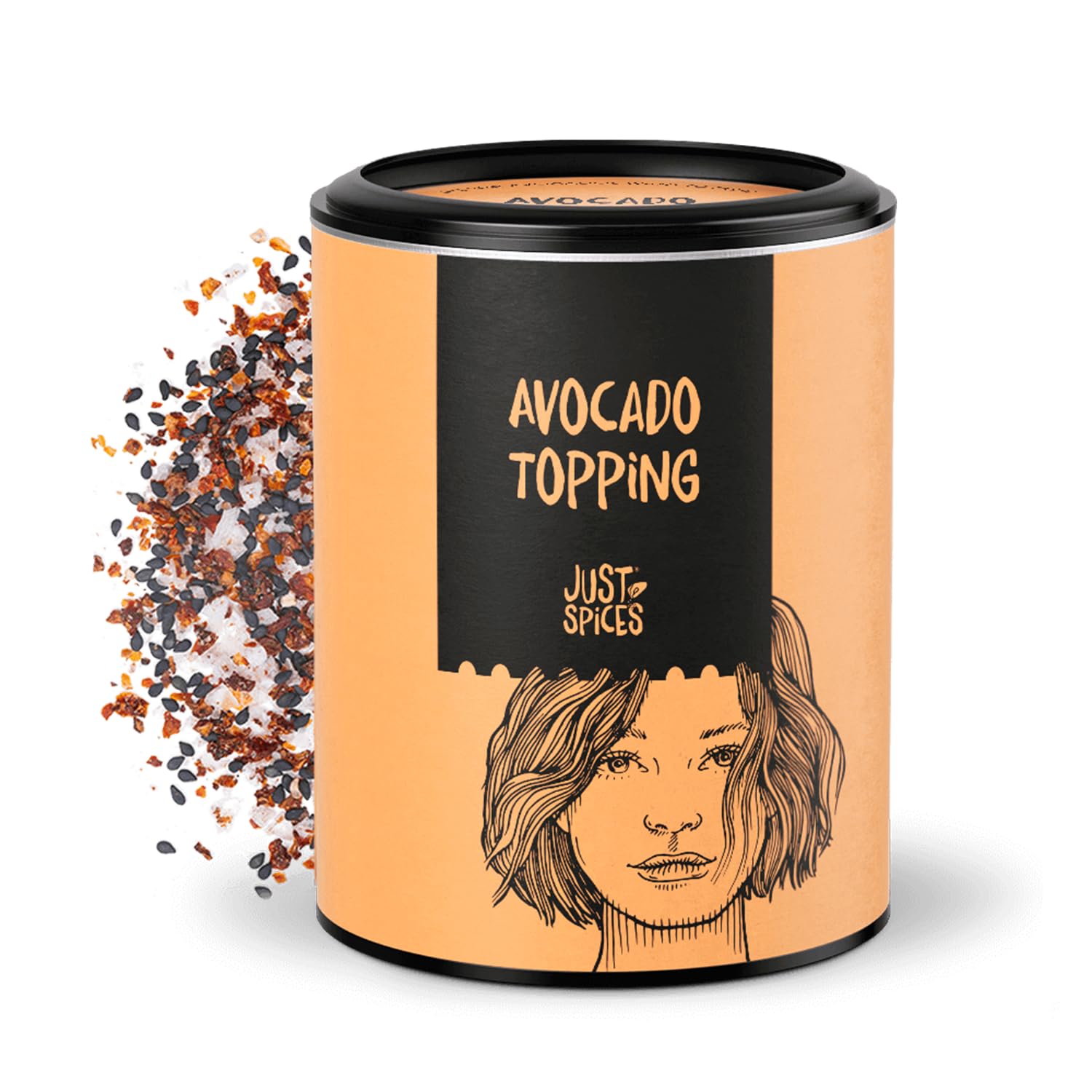 Just Spices Avocado Topping, 60g – Natural Crunchy Seasoning for Avocado Dishes