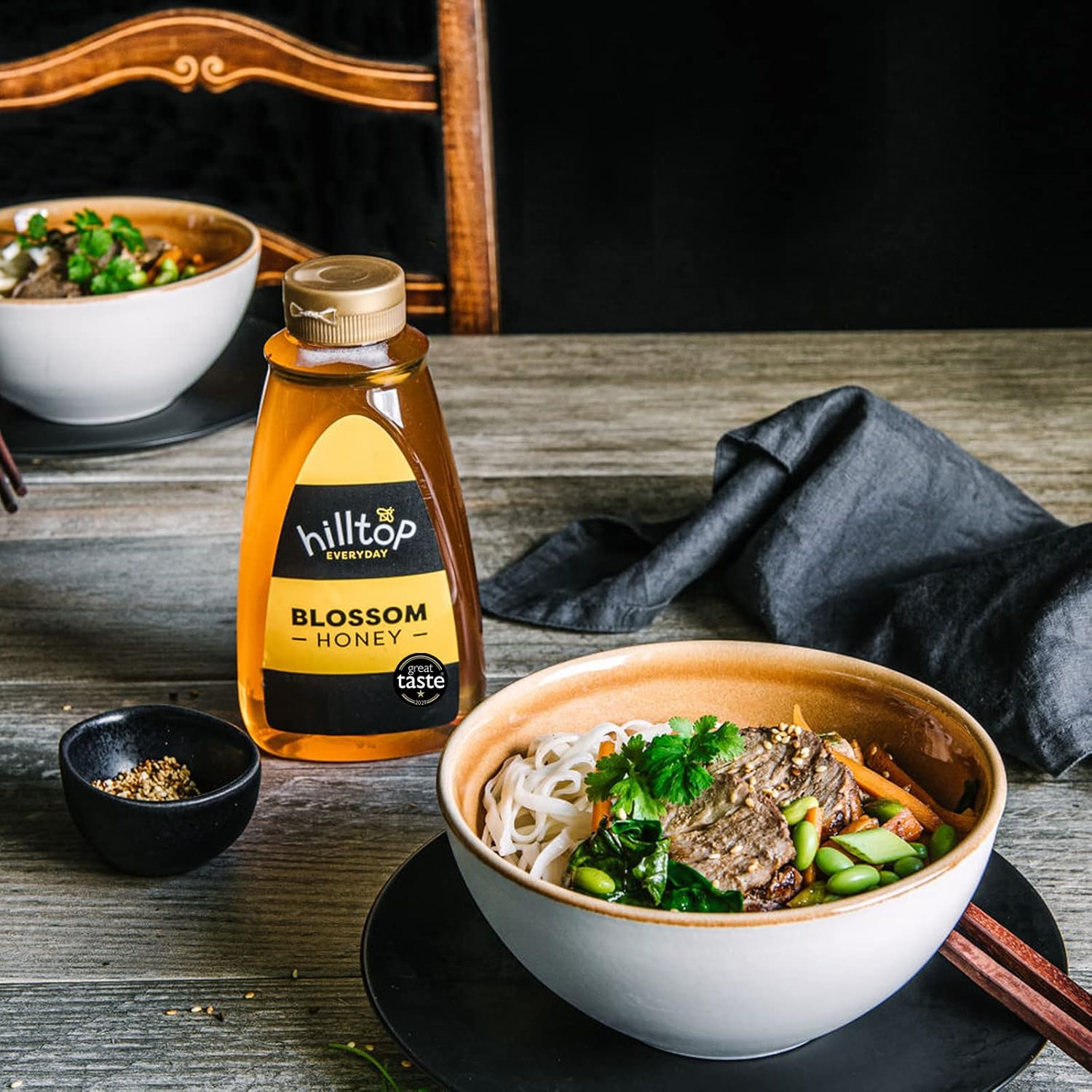 Hilltop Honey Blütenhonig, 720 g Quetschflasche – reiner Naturhonig 5